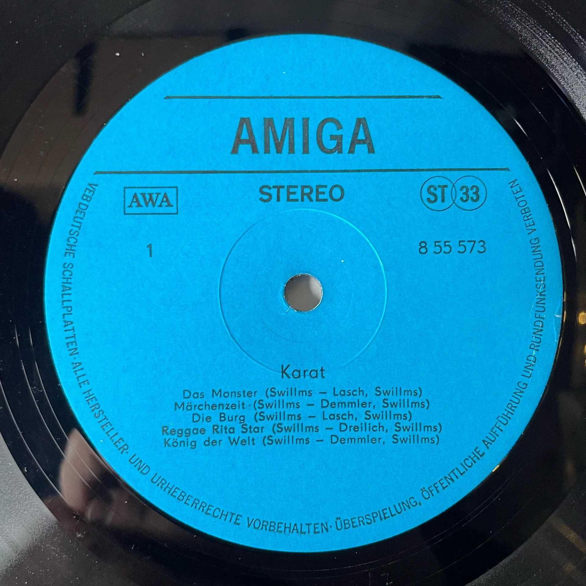 Винтажная виниловая пластинка LP Karat Карат (ГДР 1978) - миниатюра 4