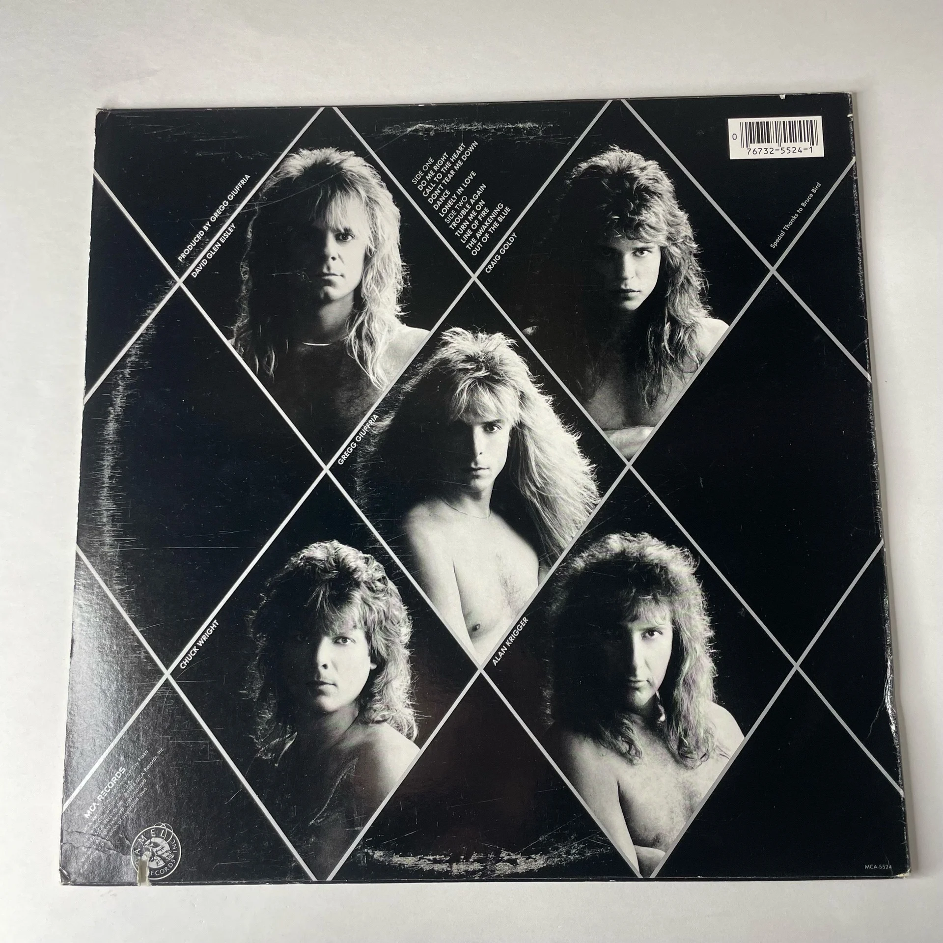 Винтажная виниловая пластинка LP Giuffria (США 1984) - миниатюра 2