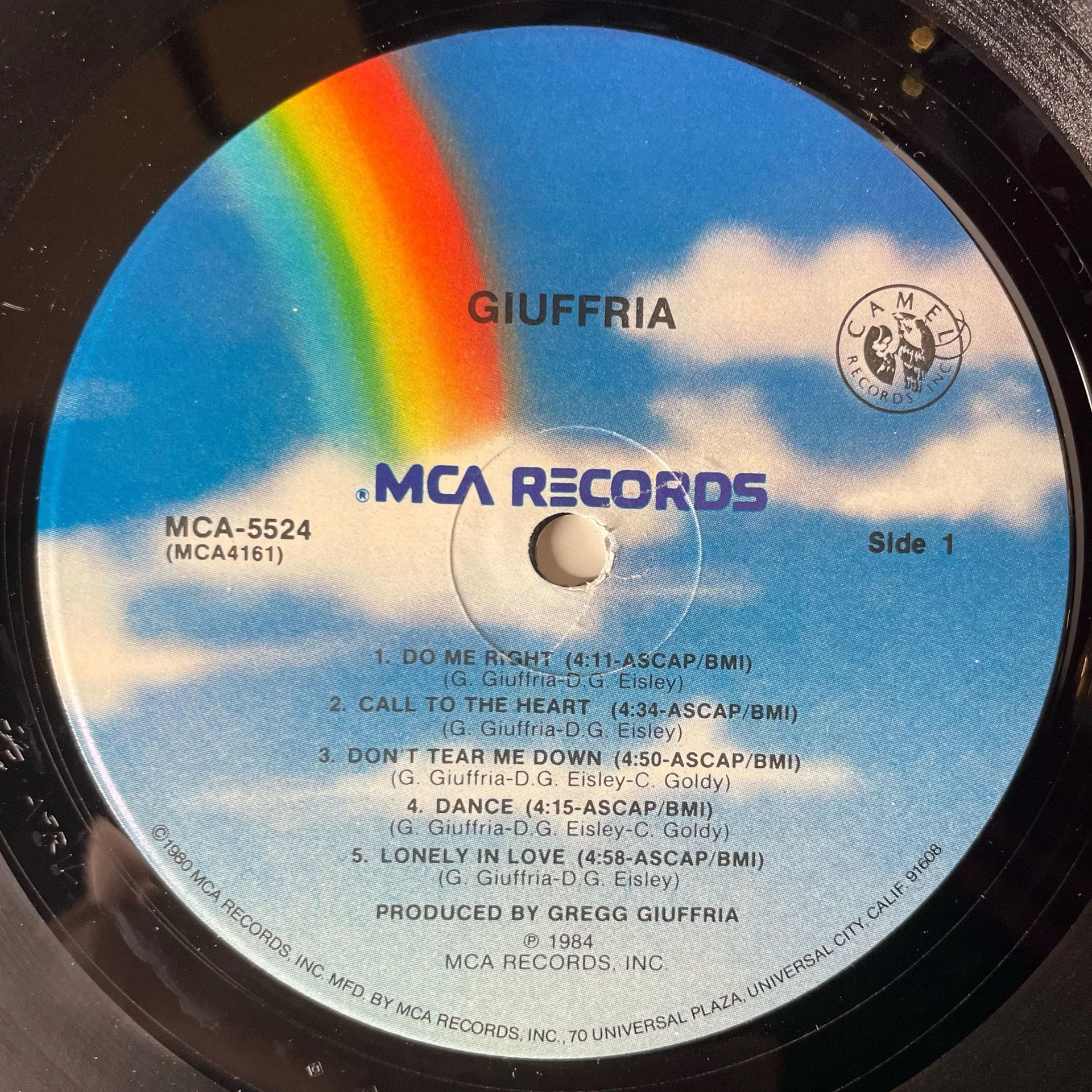 Винтажная виниловая пластинка LP Giuffria (США 1984) - миниатюра 4
