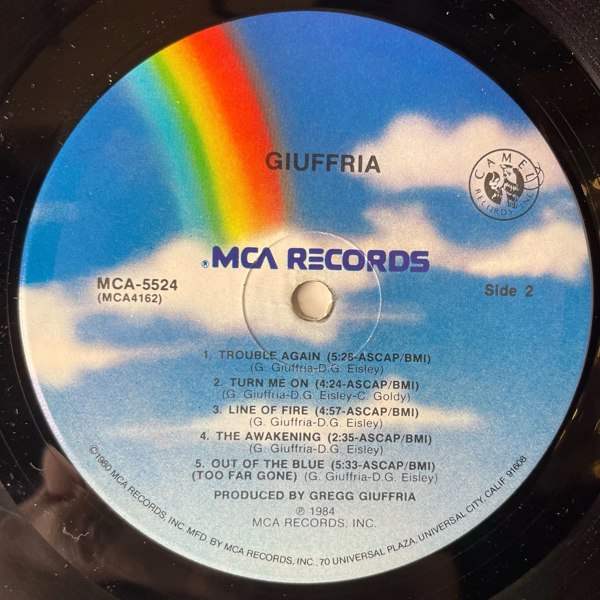 Винтажная виниловая пластинка LP Giuffria (США 1984) - миниатюра 5