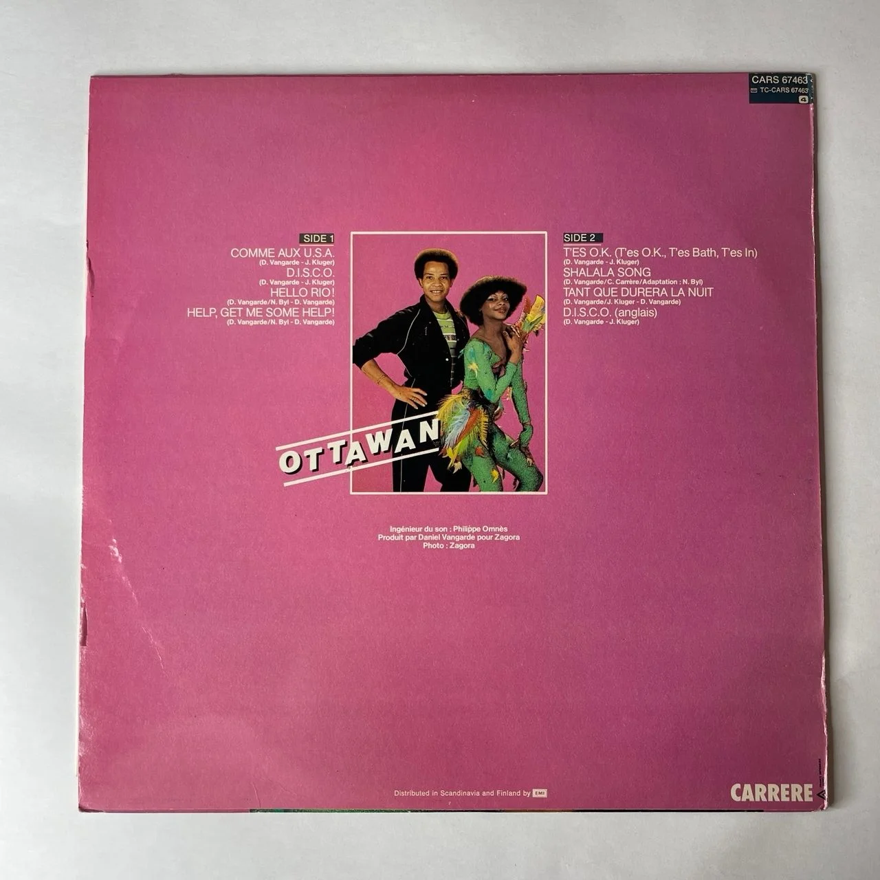 Винтажная виниловая пластинка LP Ottawan D.I.S.C.O. (Швеция 1980) - миниатюра 2