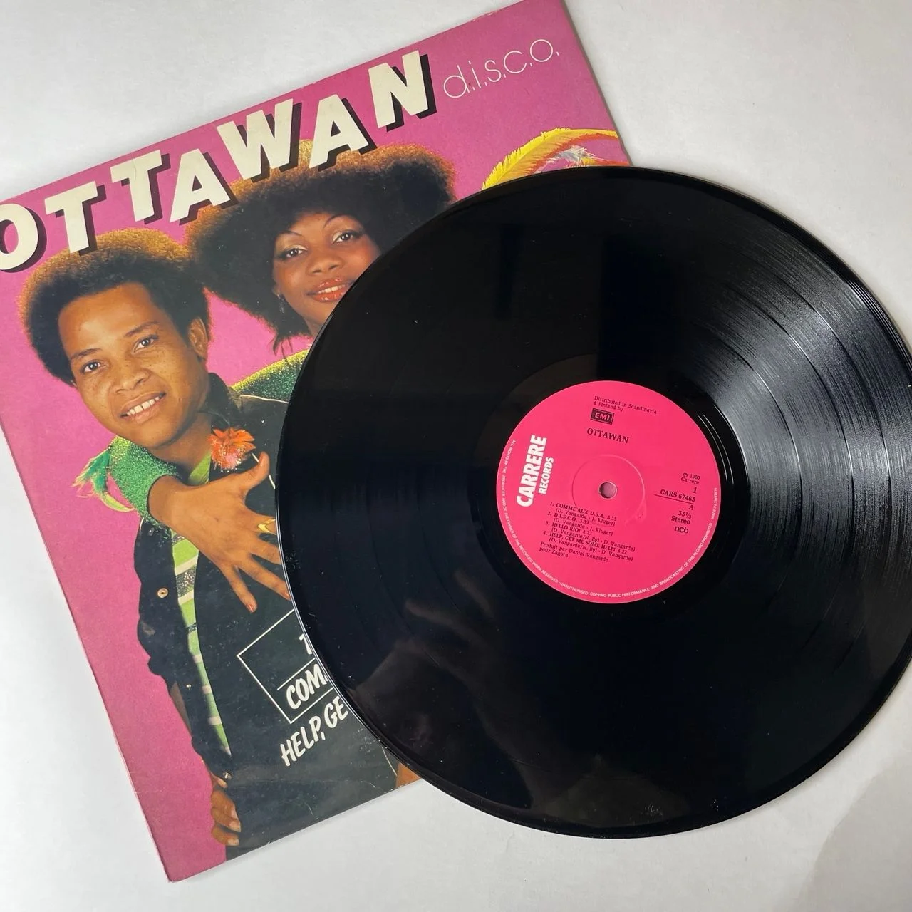 Винтажная виниловая пластинка LP Ottawan D.I.S.C.O. (Швеция 1980) - миниатюра 3