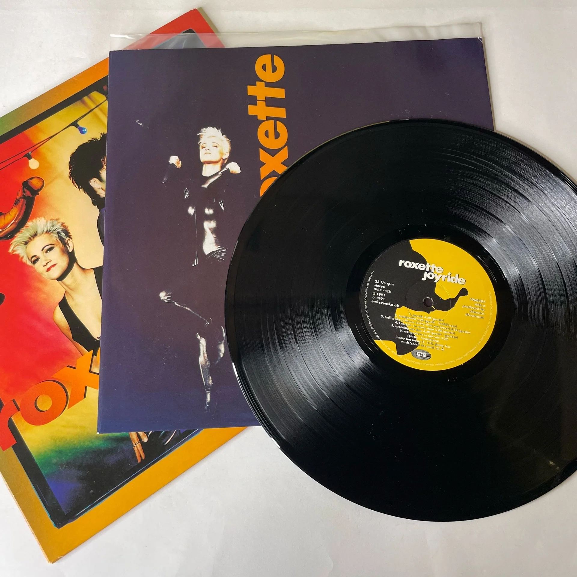 Винтажная виниловая пластинка LP Roxette Joyride (Швеция 1991) - миниатюра 3