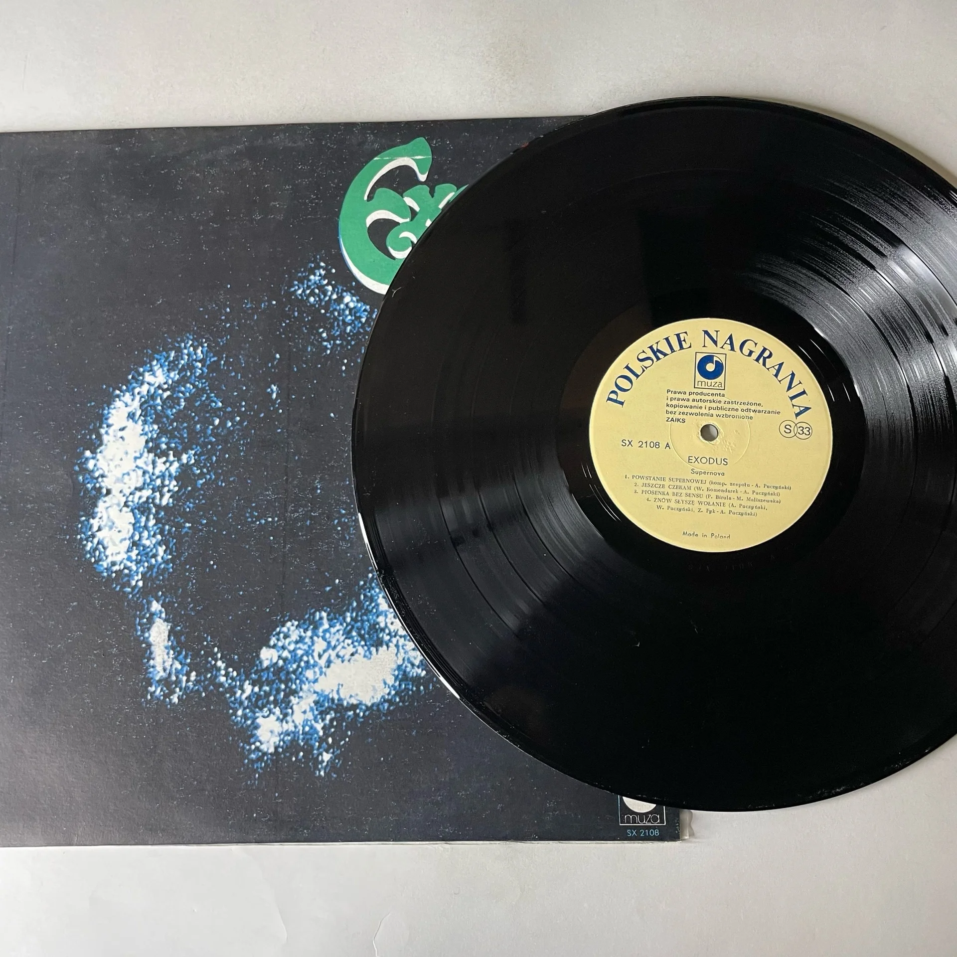 Винтажная виниловая пластинка LP Exodus Supernova (Польша 1982) - миниатюра 3