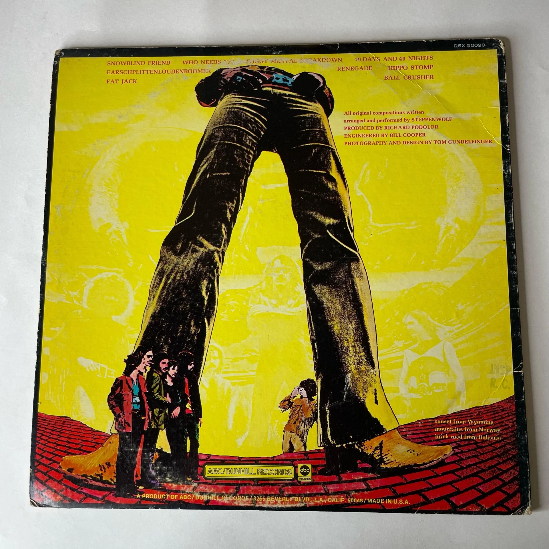 Винтажная виниловая пластинка LP Steppenwolf 7 (США 1972) - миниатюра 3