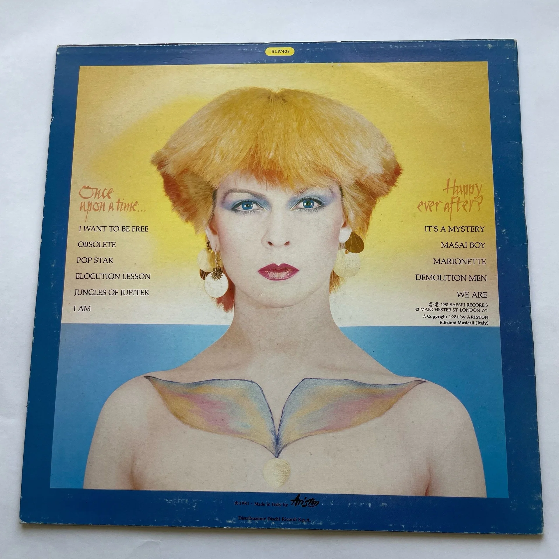 Винтажная виниловая пластинка LP Toyah Anthem (Италия 1981) - миниатюра 2