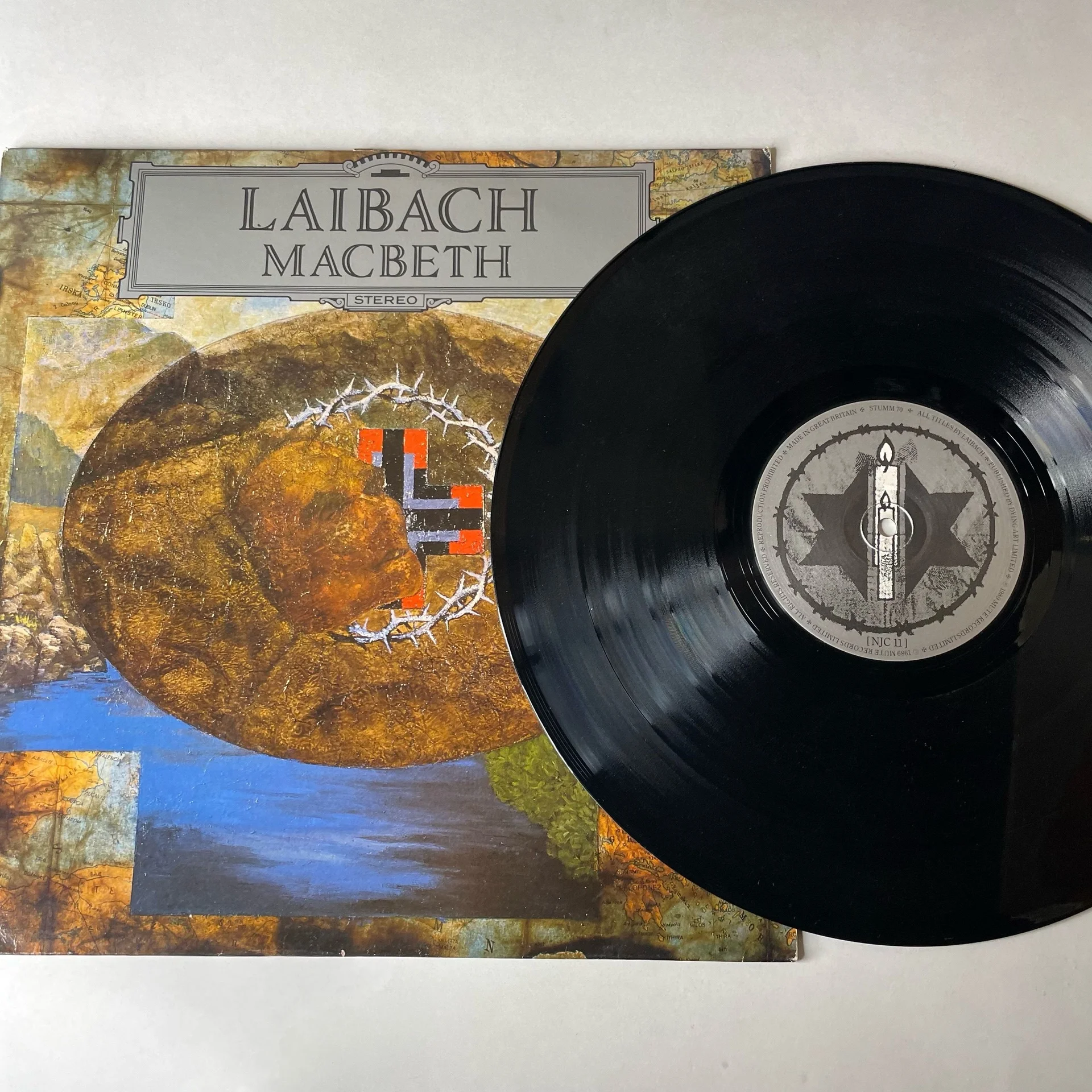 Винтажная виниловая пластинка LP Laibach Macbeth (Англия 1990) - миниатюра 3