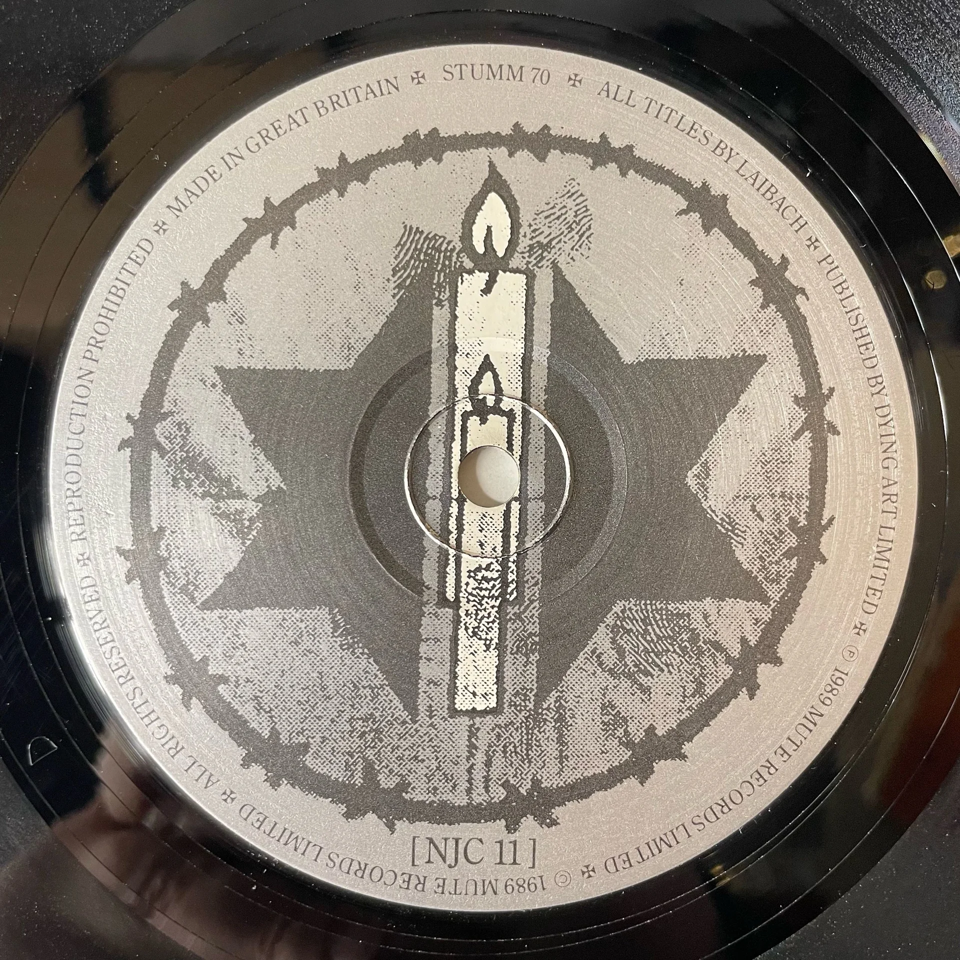 Винтажная виниловая пластинка LP Laibach Macbeth (Англия 1990) - миниатюра 4
