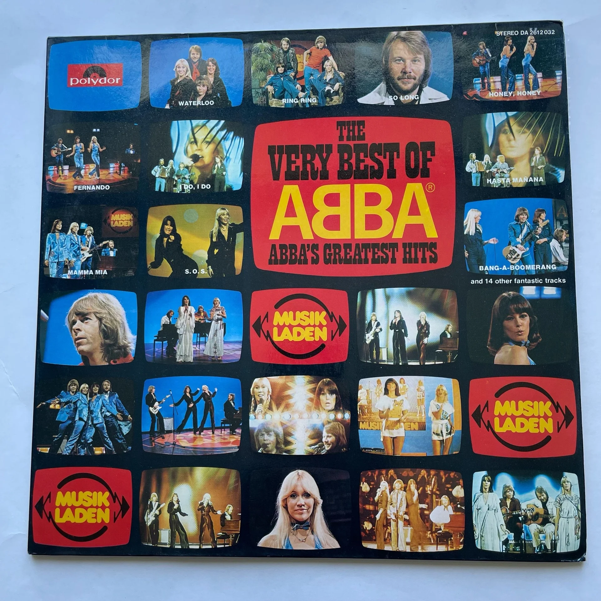 Винтажная виниловая пластинка LP ABBA АББА, The Very Best Of ABBA (ABBA's Greatest Hits) (Германия 1976)