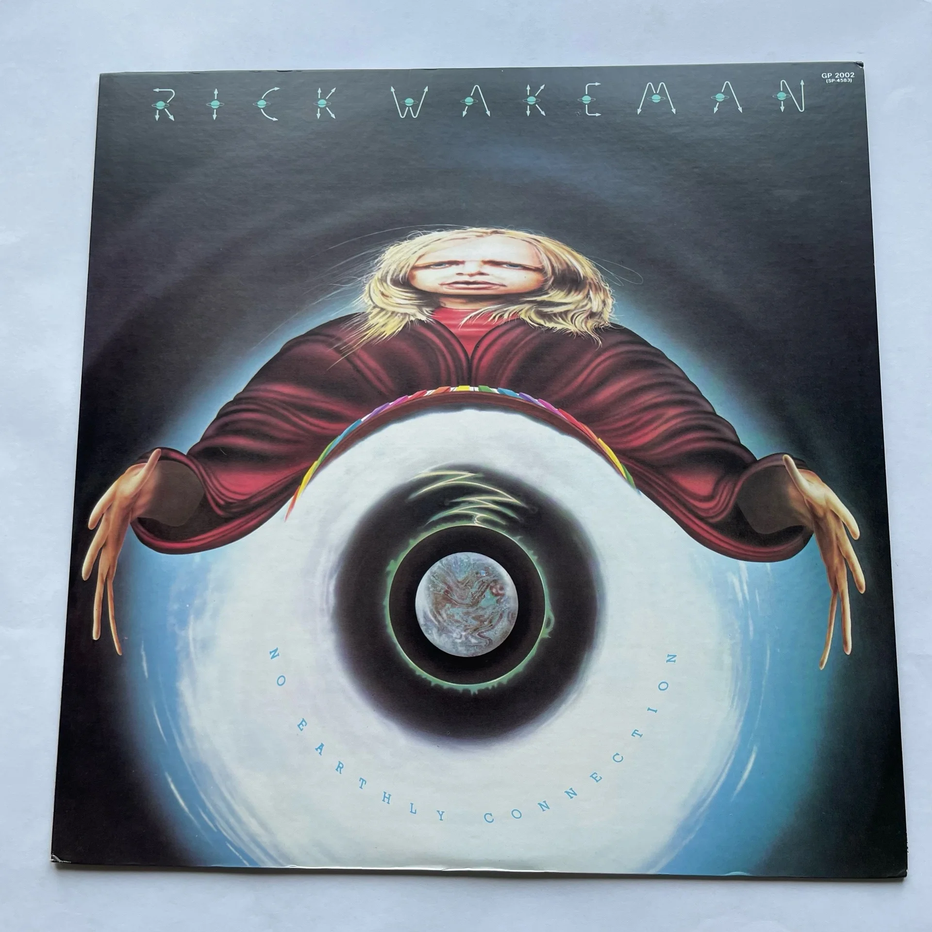 Винтажная виниловая пластинка LP Rick Wakeman And The English Rock Ensemble No Earthly Connection (Япония 1976) (Без Оби)