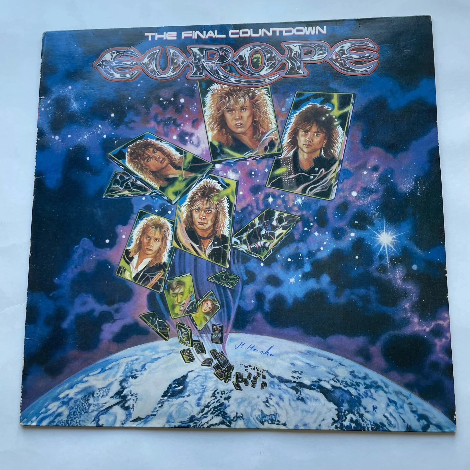 Винтажная виниловая пластинка LP Europe The Final Countdown (Нидерланды 1986)