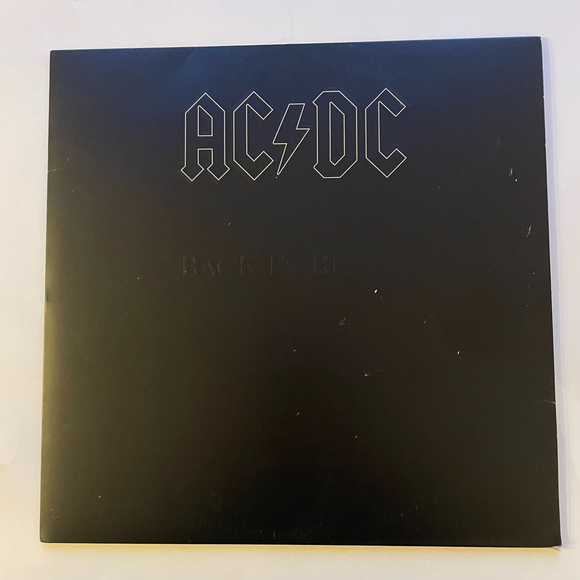 Винтажная виниловая пластинка LP AC DC Back In Black (США 2003)