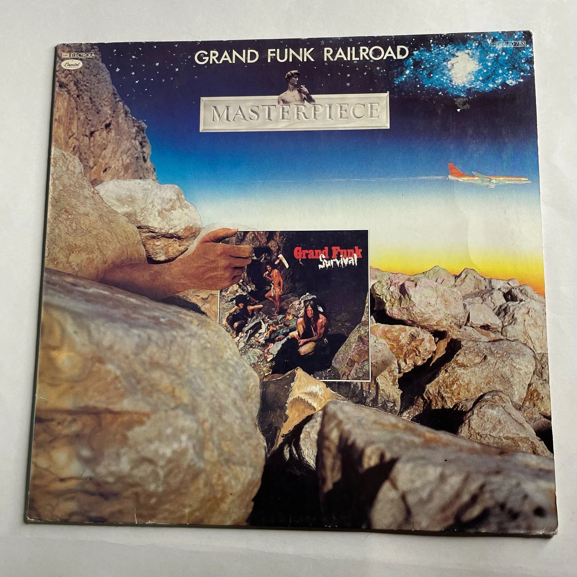 Винтажная виниловая пластинка LP Grand Funk Railroad Survival (Германия 1980)