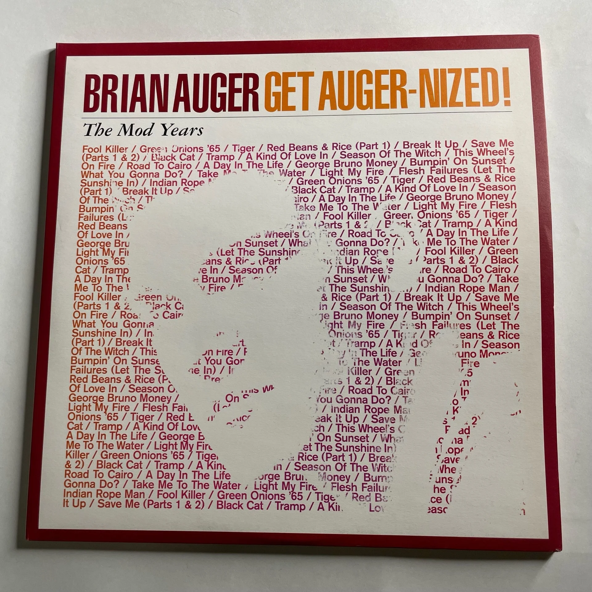 Винтажная виниловая пластинка LP Brian Auger Get Auger Nized (The Mod Years) (Италия 2004)