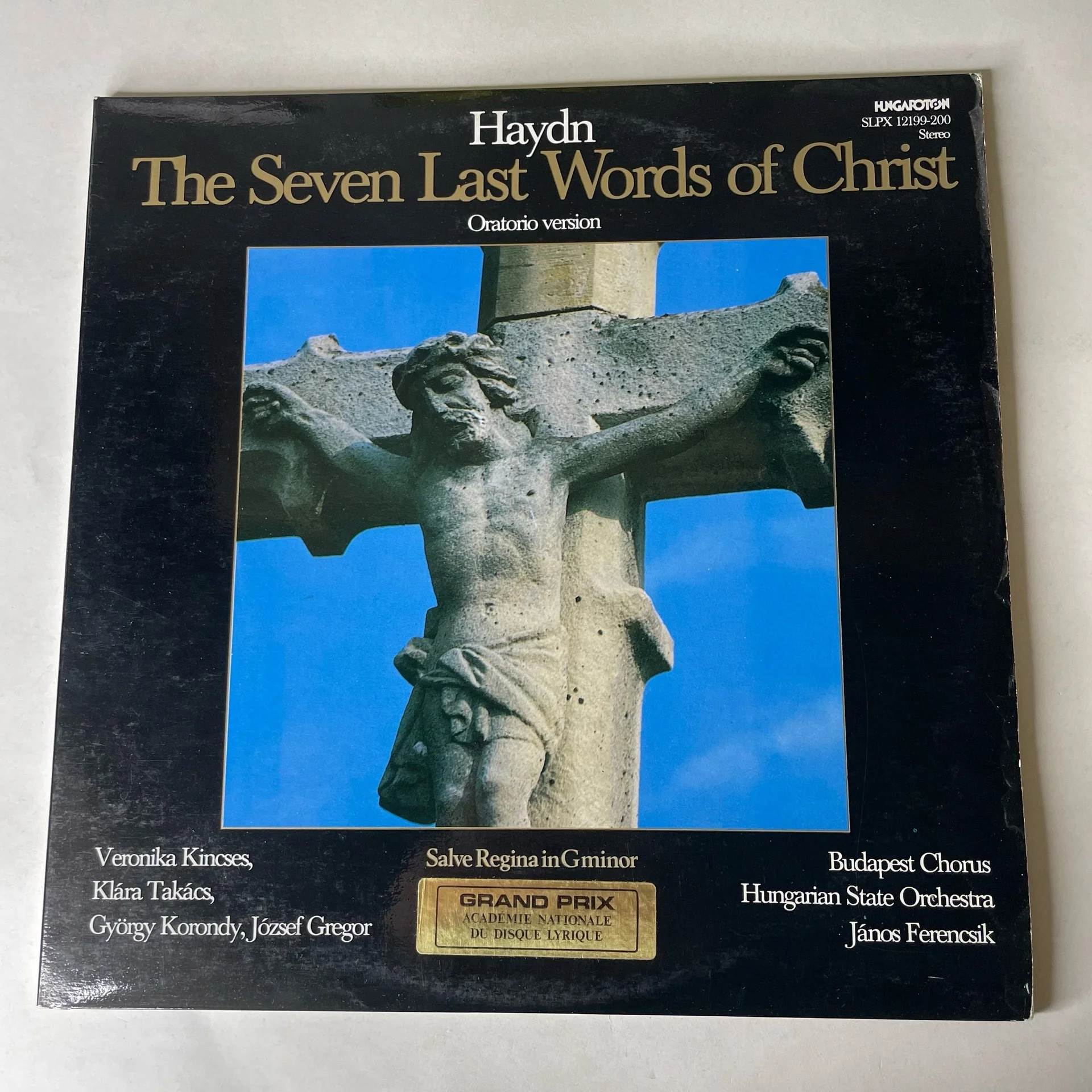 Винтажная виниловая пластинка LP Haydn Гайдн, Оратория Семь Последних Слов Христа, The Seven Last Words Of Christ / Salve Regina In G Minor (Венгрия 1980)