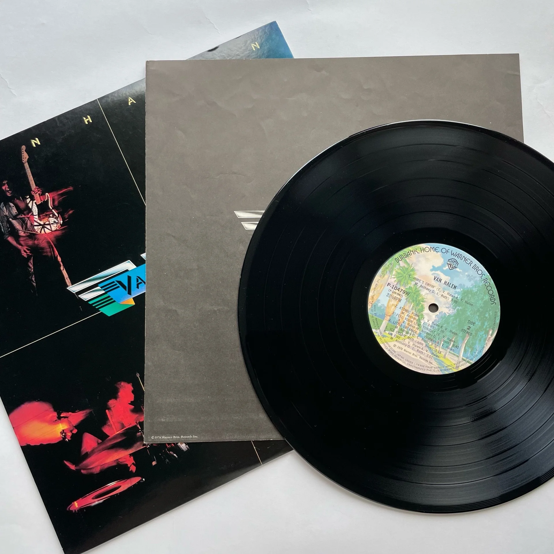 Винтажная виниловая пластинка LP Van Halen (Япония 1978) (Без Оби)