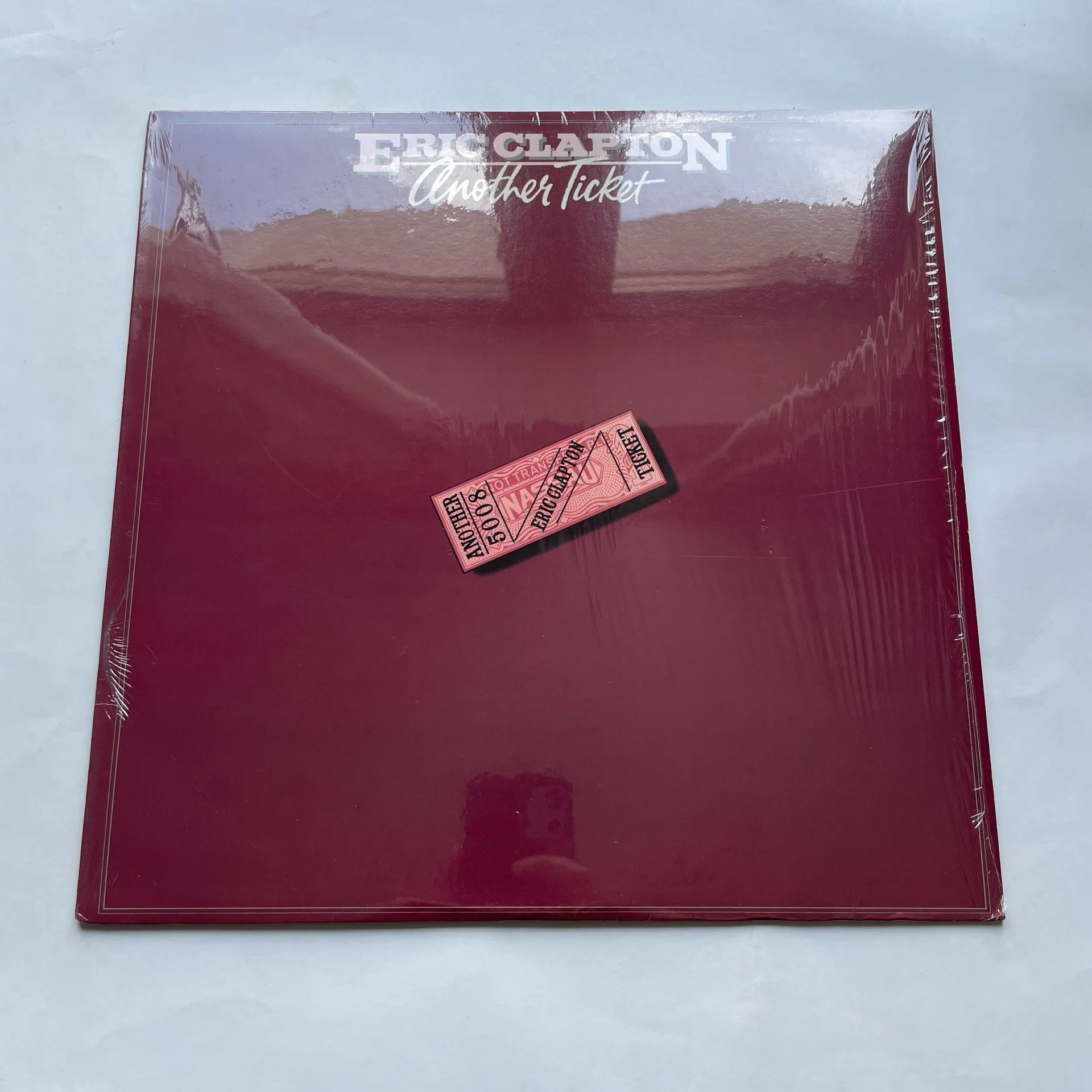 Винтажная виниловая пластинка LP Eric Clapton Another Ticket (США 1984)