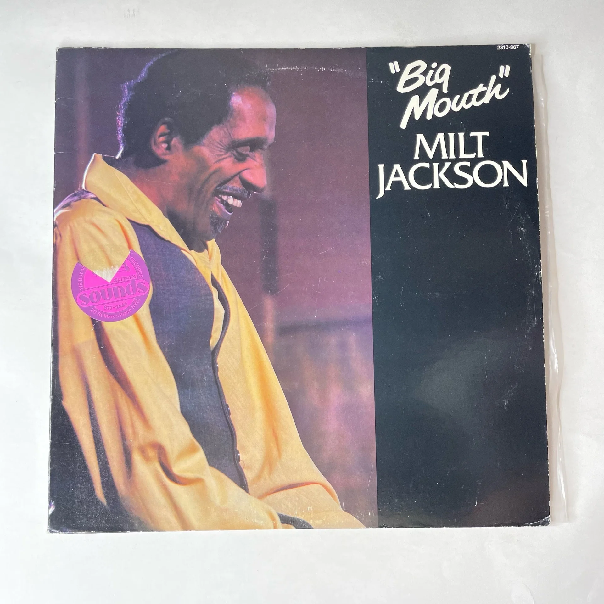 Винтажная виниловая пластинка LP Milt Jackson Big Mouth (США 1981)