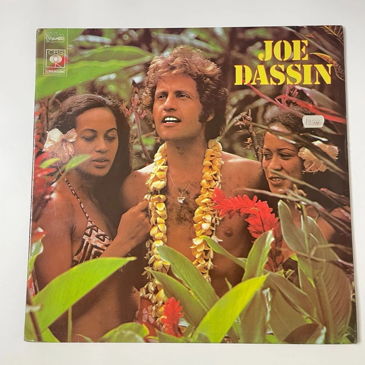 Винтажная виниловая пластинка LP Joe Dassin Джо Дассен (Франция 1974)