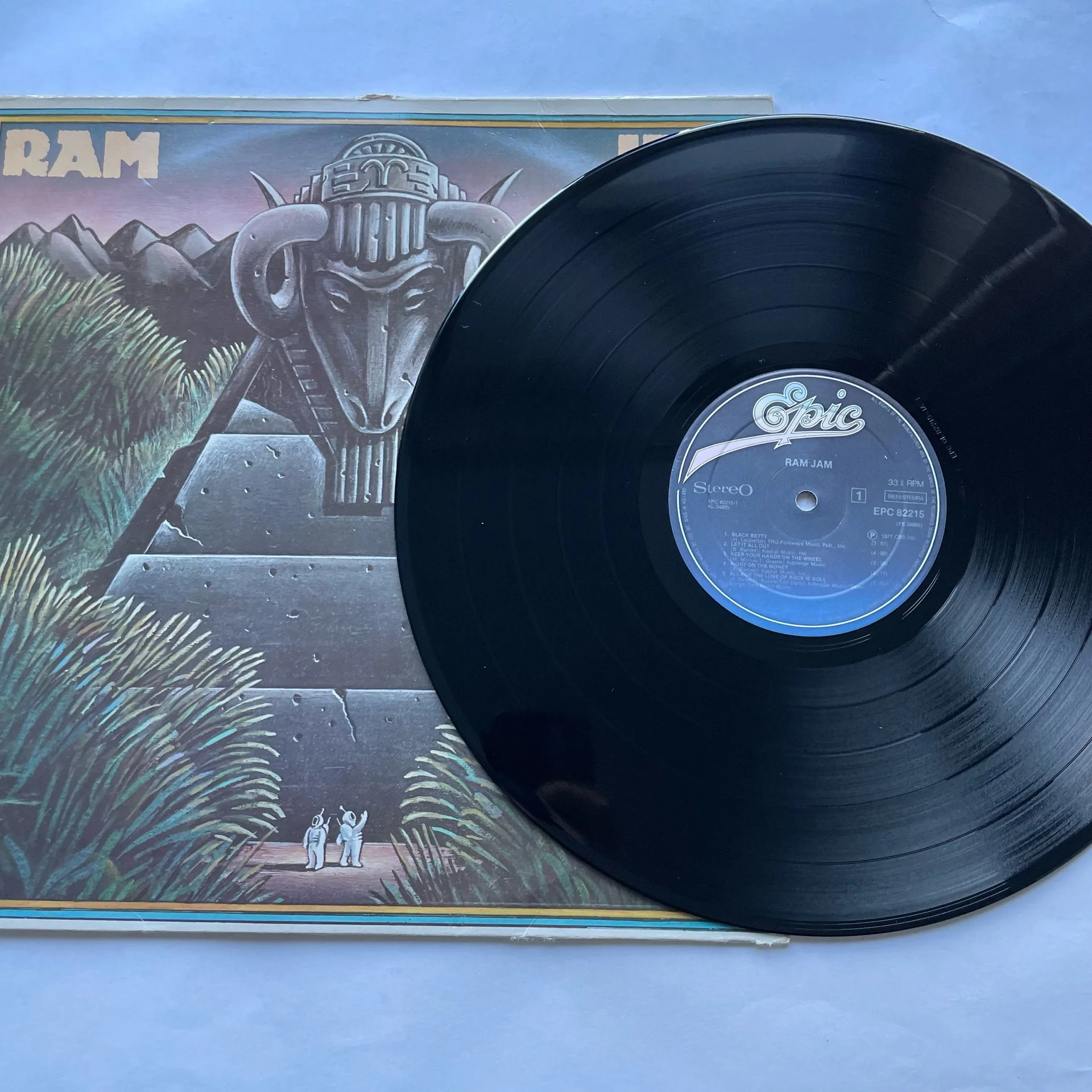 Винтажная виниловая пластинка LP Ram Jam Black Betty (Нидерланды 1977) - миниатюра 3