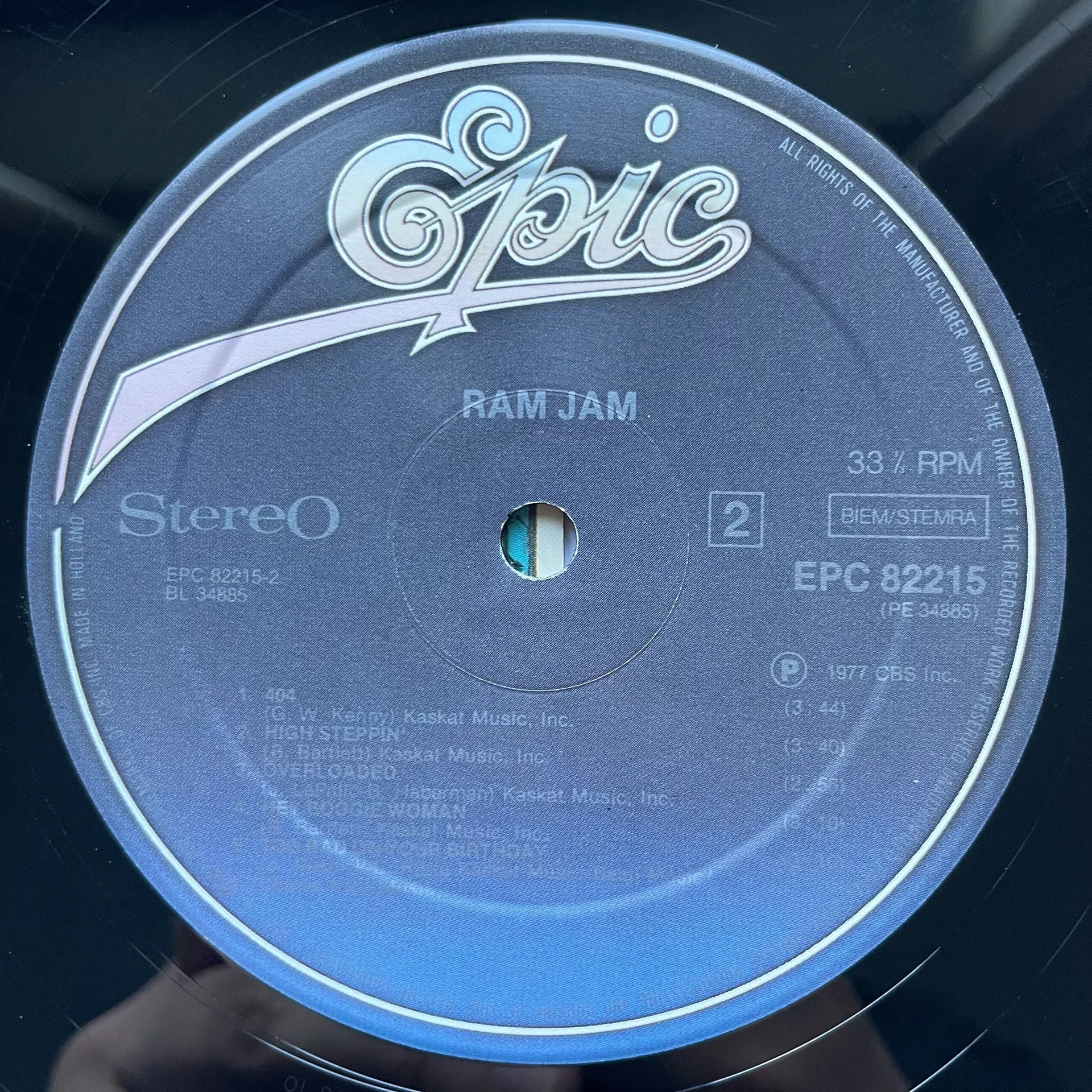 Винтажная виниловая пластинка LP Ram Jam Black Betty (Нидерланды 1977) - миниатюра 5