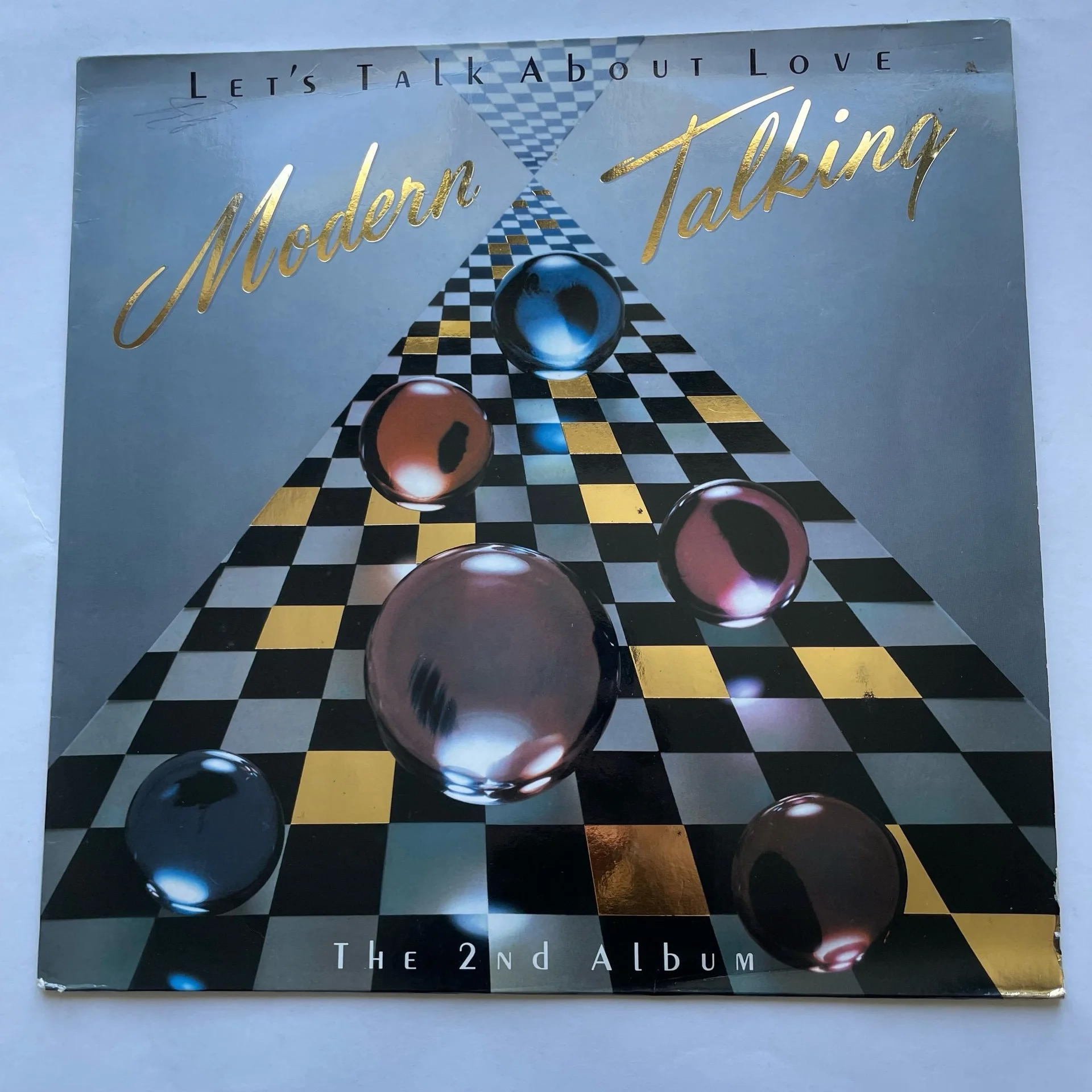 Винтажная виниловая пластинка LP Modern Talking Let's Talk About Love (The 2nd Album) (Германия 1985) Cheri Cheri Lady