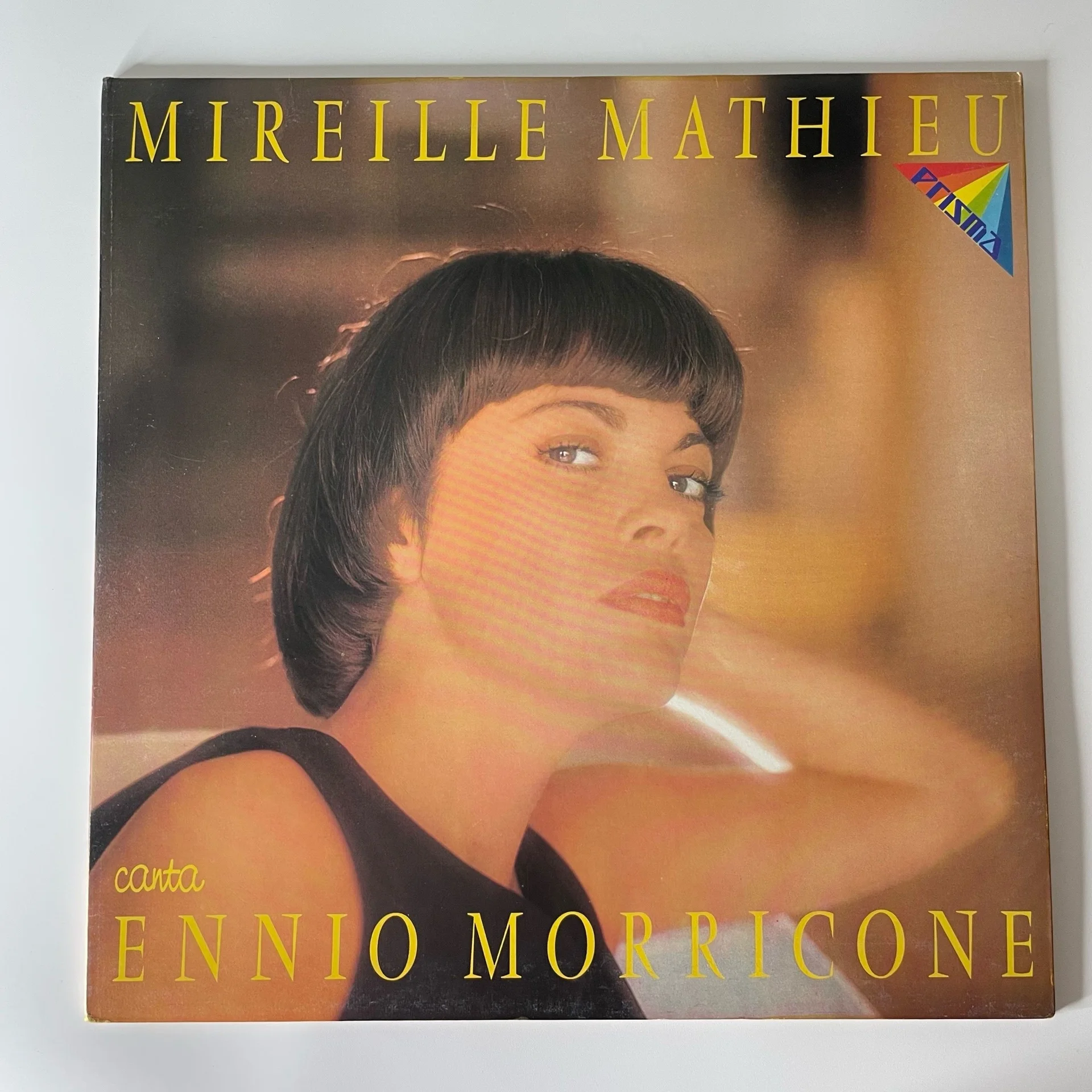 Винтажная виниловая пластинка LP Мирей Матье, Mireille Mathieu Canta Ennio Morricone (Италия 1974)
