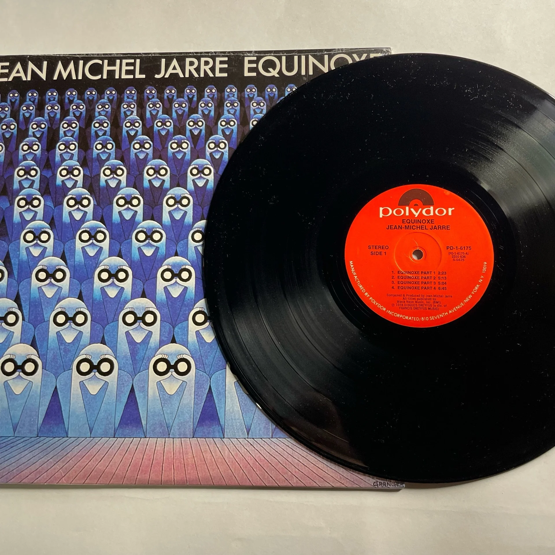Винтажная виниловая пластинка LP Jean Michel Jarre Equinoxe (США 1978) - миниатюра 3