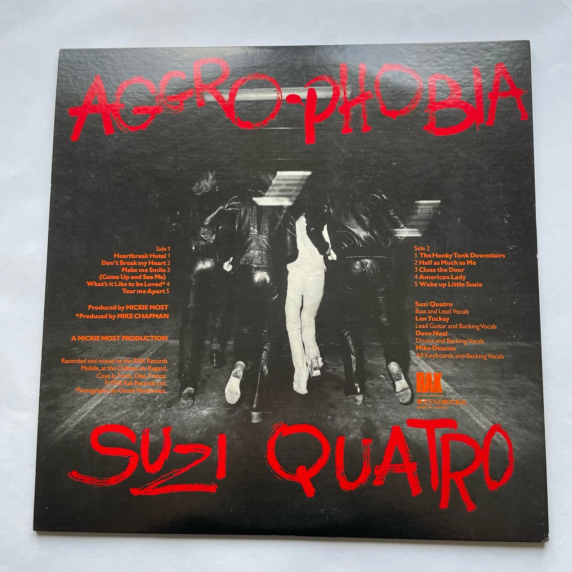 Винтажная виниловая пластинка LP Suzi Quatro Aggro Phobia (Япония 1976) (Оби) - миниатюра 3