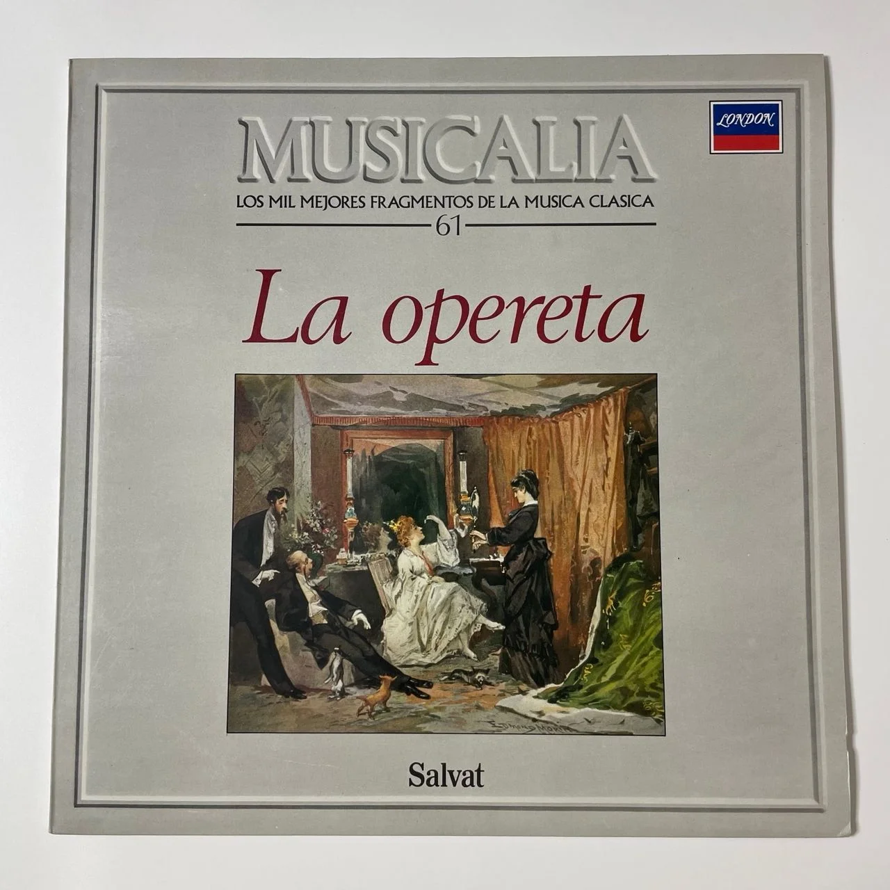 Винтажная виниловая пластинка LP Сборник Оперетт Musicalia 61. La Opereta (Испания 1987)