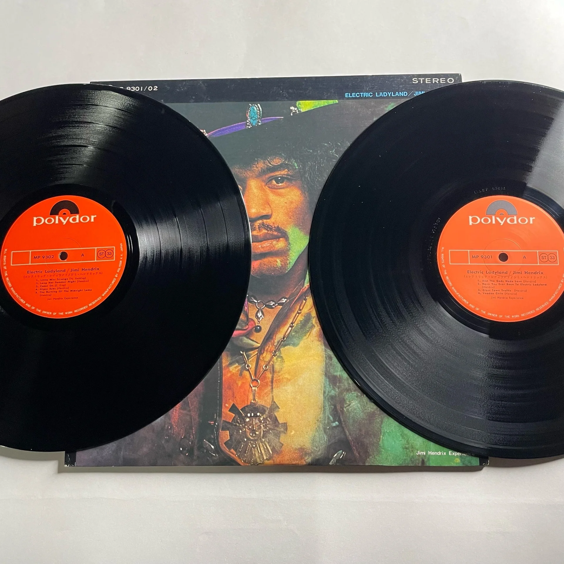 Винтажная виниловая пластинка LP The Jimi Hendrix Experience Electric Ladyland (Япония 1980) (Без Оби) (Вкладка С Девушками)