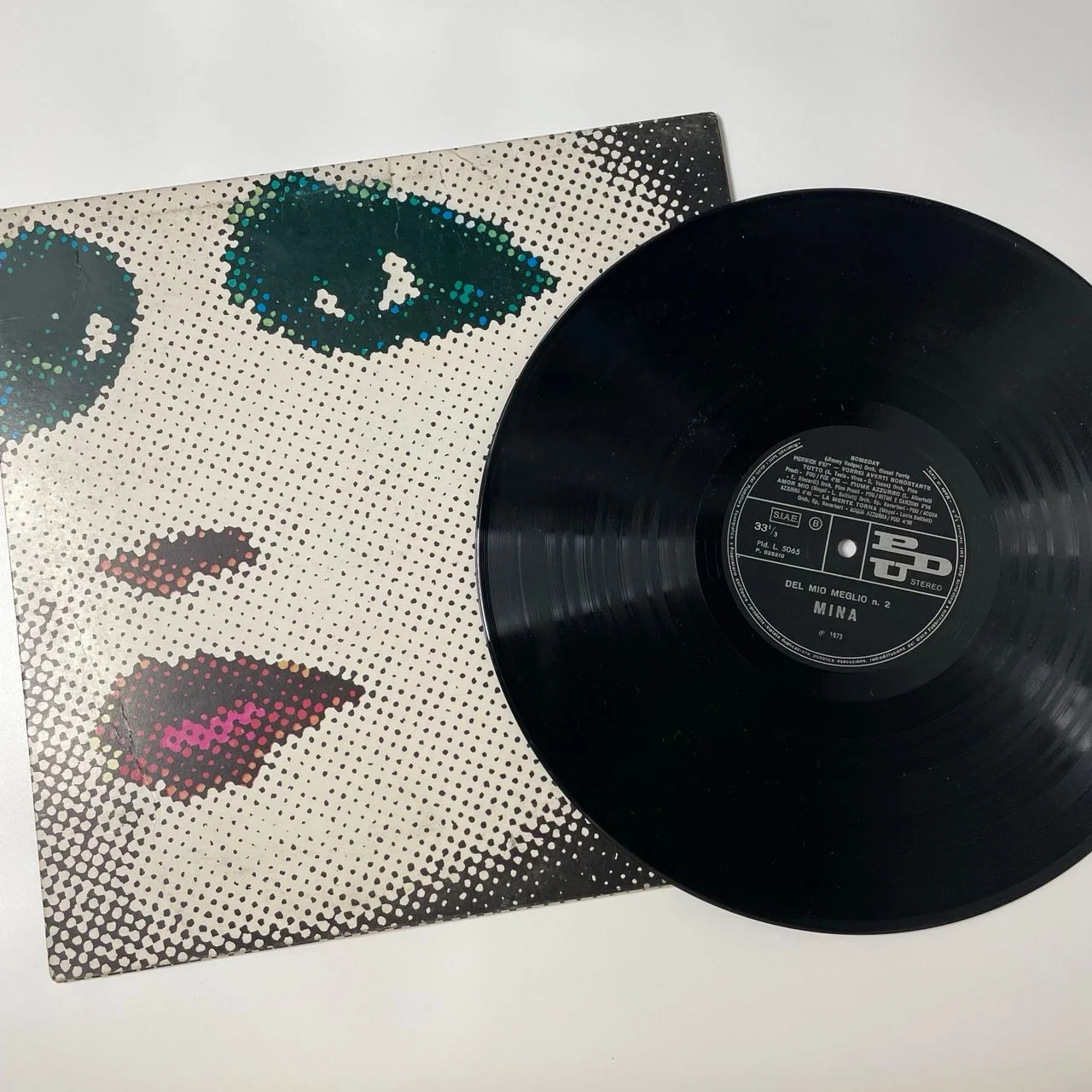 Винтажная виниловая пластинка LP Mina Мина Del Mio Meglio N.2 (Италия 1973)