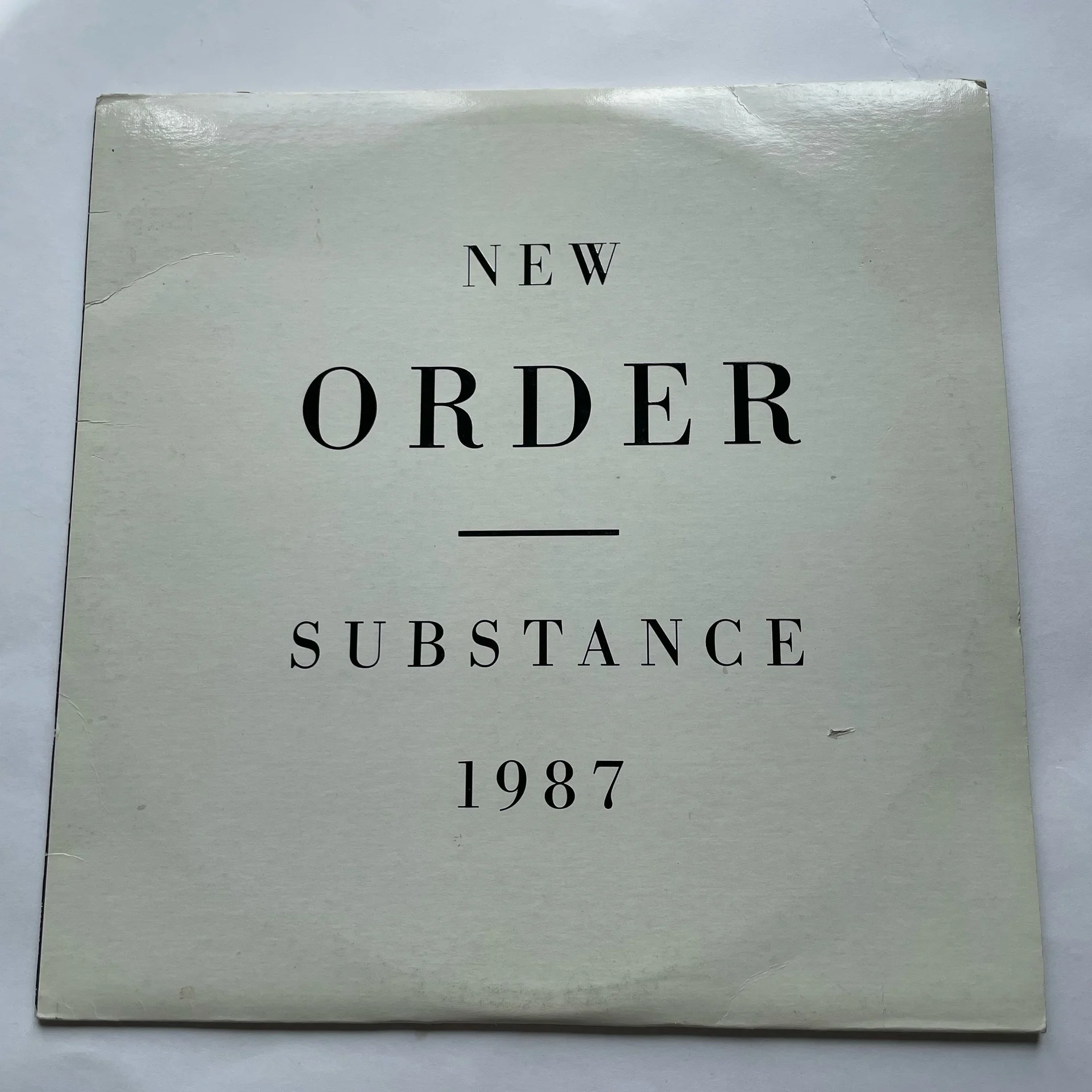 Винтажная виниловая пластинка LP New Order Substance (Канада 1987) Ceremony