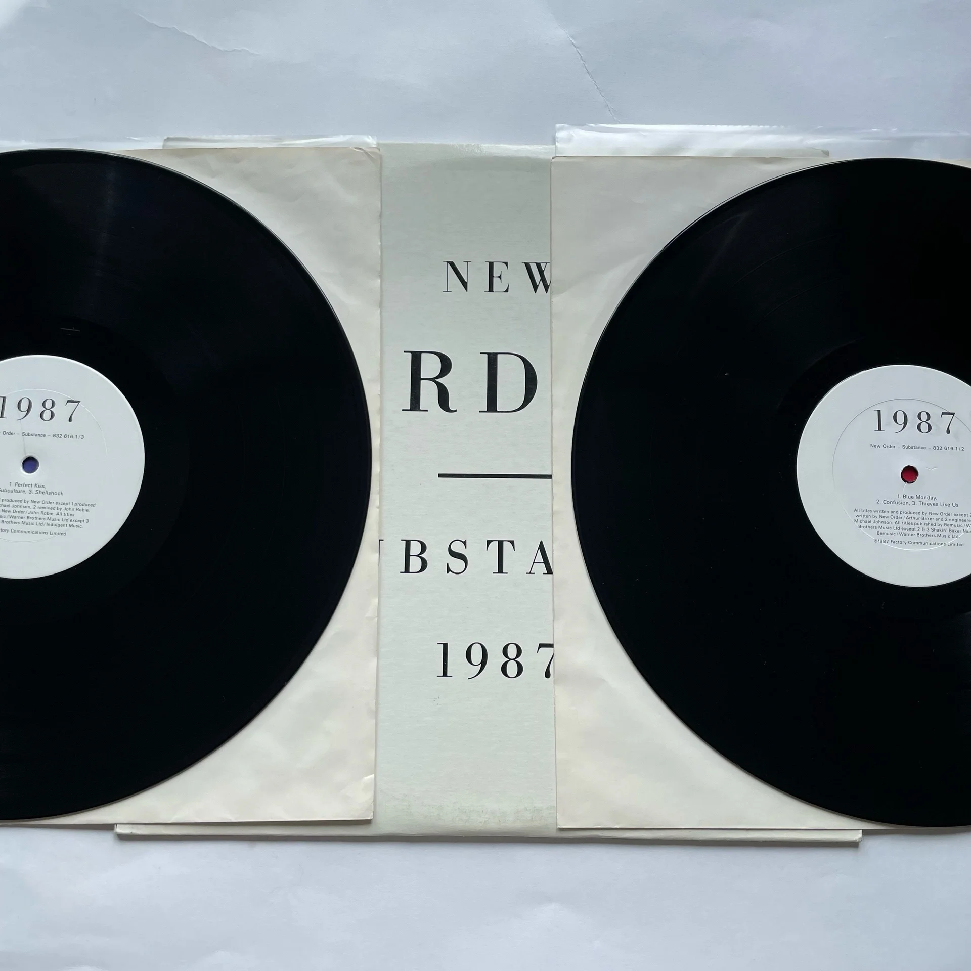 Винтажная виниловая пластинка LP New Order Substance (Канада 1987) Ceremony - миниатюра 4