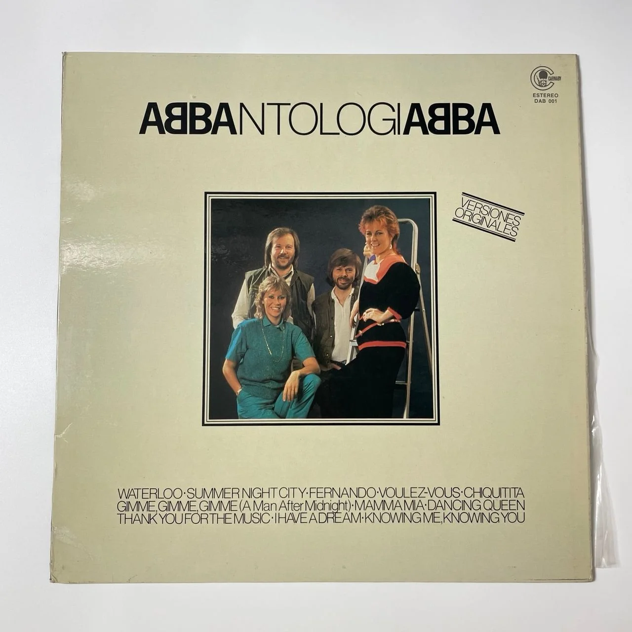 Винтажная виниловая пластинка LP Сборник ABBA АББА Antologia (Испания 1982) Mamma Mia