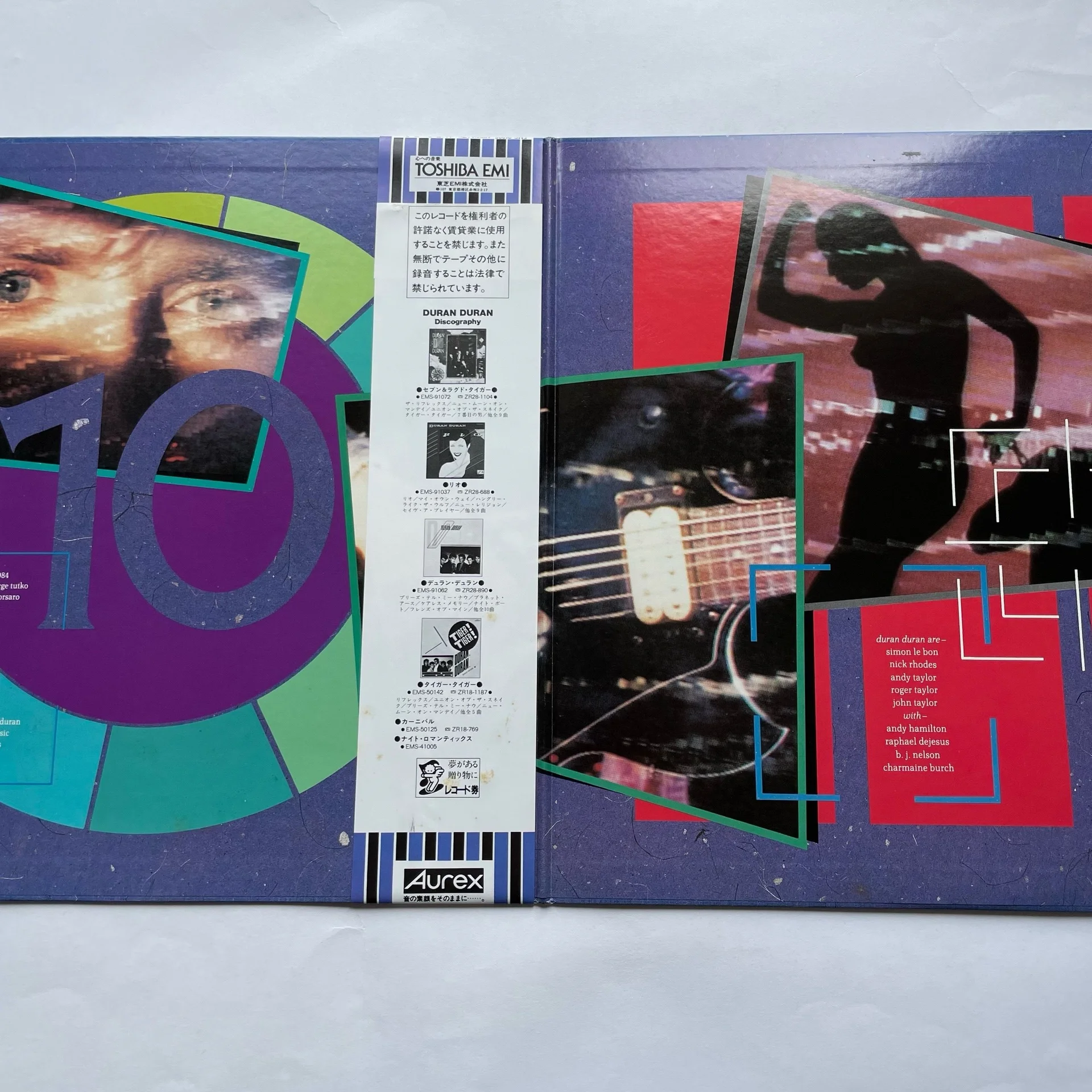 Винтажная виниловая пластинка LP Duran Duran Arena (Япония 1984) (Оби) - миниатюра 2