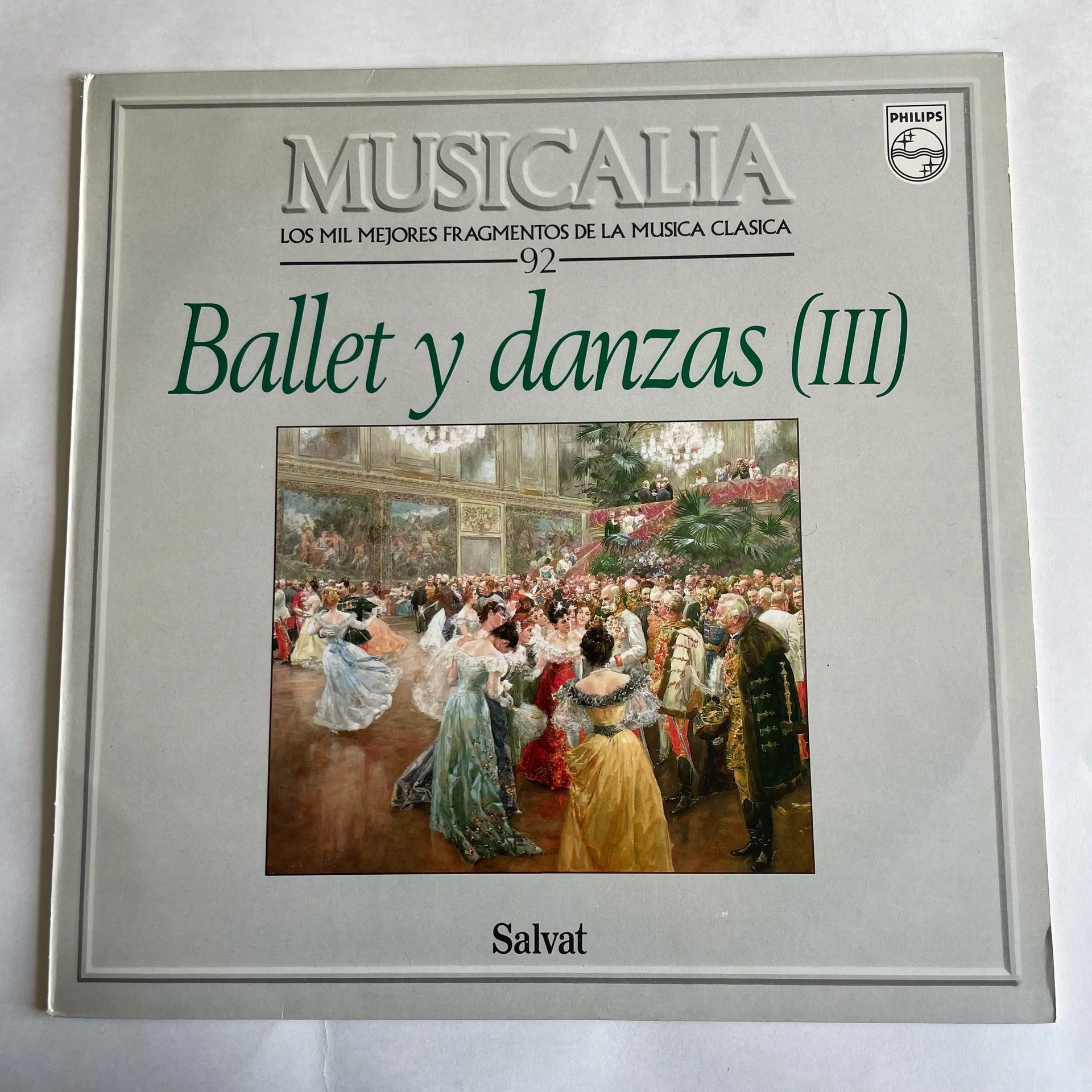 Винтажная виниловая пластинка LP Сборник Классических Балетов Musicalia 92. Ballet Y Danzas (III) (Испания 1987)