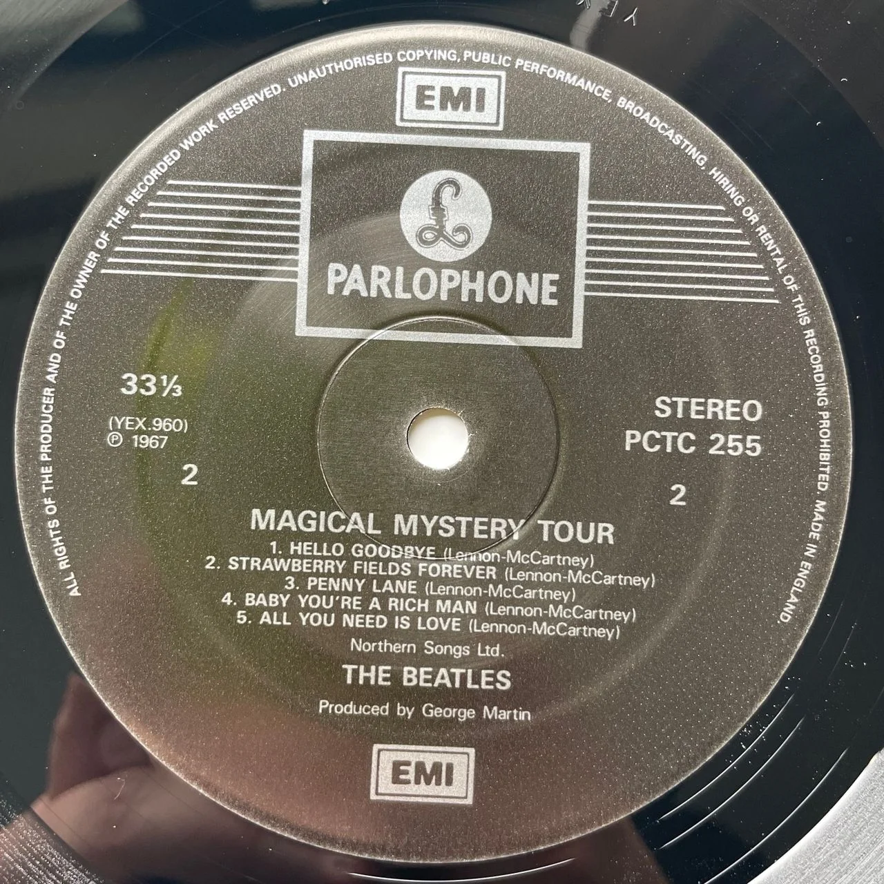 Винтажная виниловая пластинка LP The Beatles Magical Mystery Tour (Англия 1988) - миниатюра 6