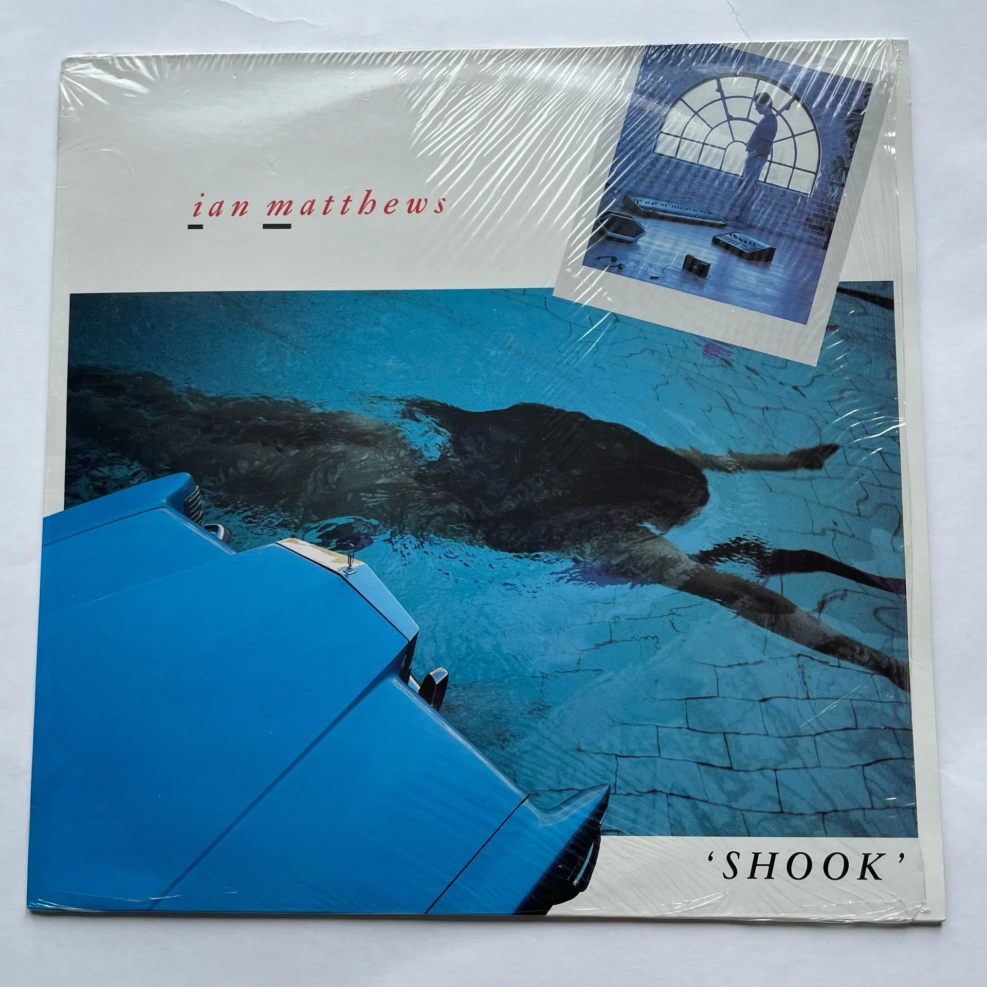 Винтажная виниловая пластинка LP Ian Matthews Shook (Германия 1985) (Белый Винил) - миниатюра 2