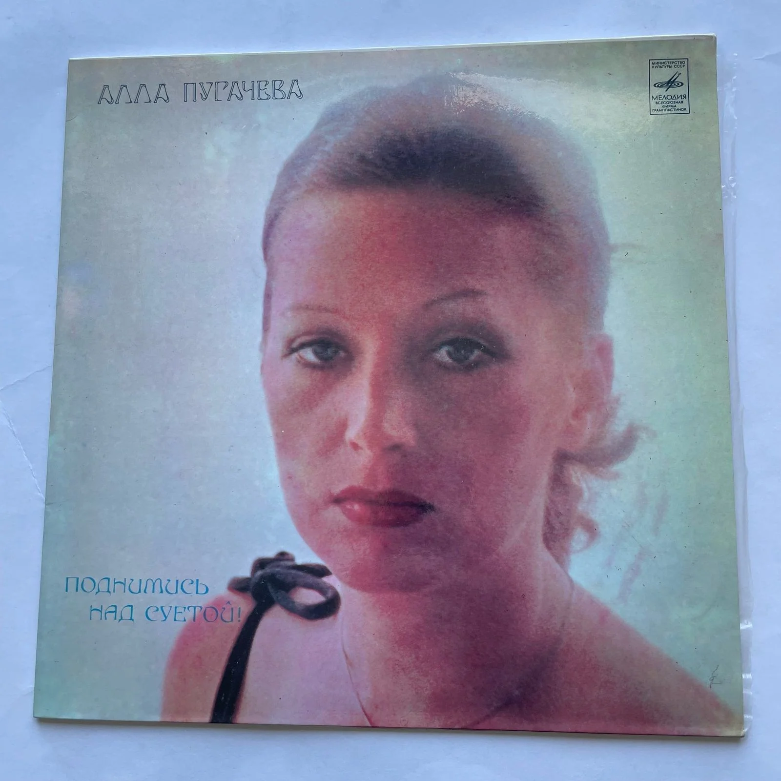Винтажная виниловая пластинка LP Алла Пугачева Поднимись Над Суетой (СССР 1980) Звездное Лето