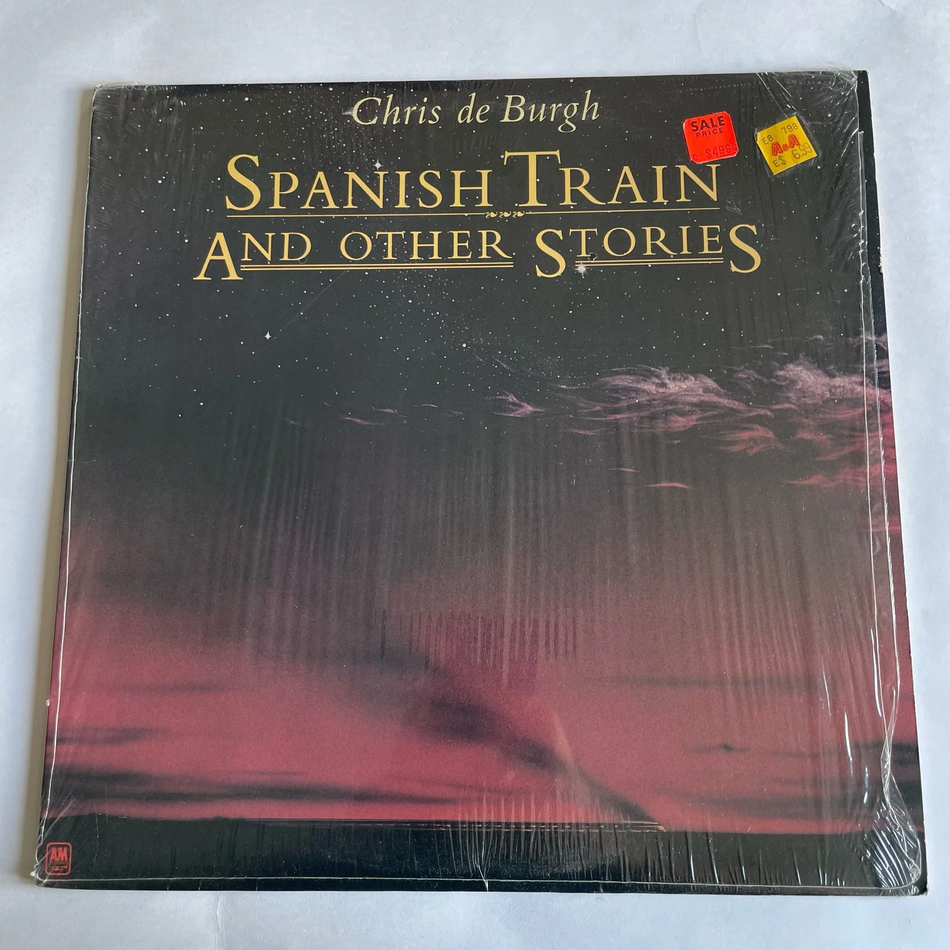 Винтажная виниловая пластинка LP Chris de Burgh Spanish Train And Other Stories (Канада 1975)