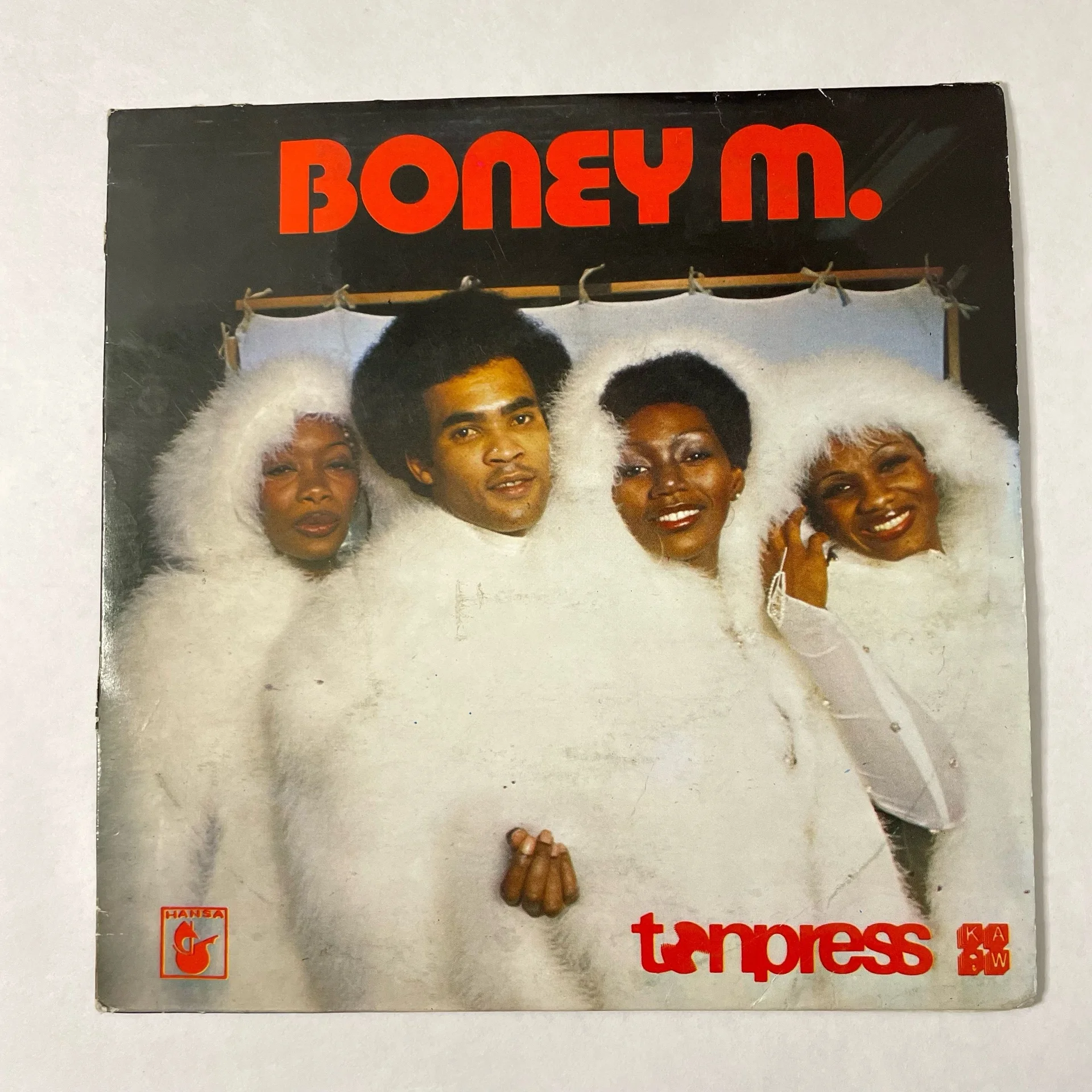 Винтажная виниловая пластинка Boney M. Бони М, Rasputin / Nightflight To Venus (Польша 1978) 7 дюймов