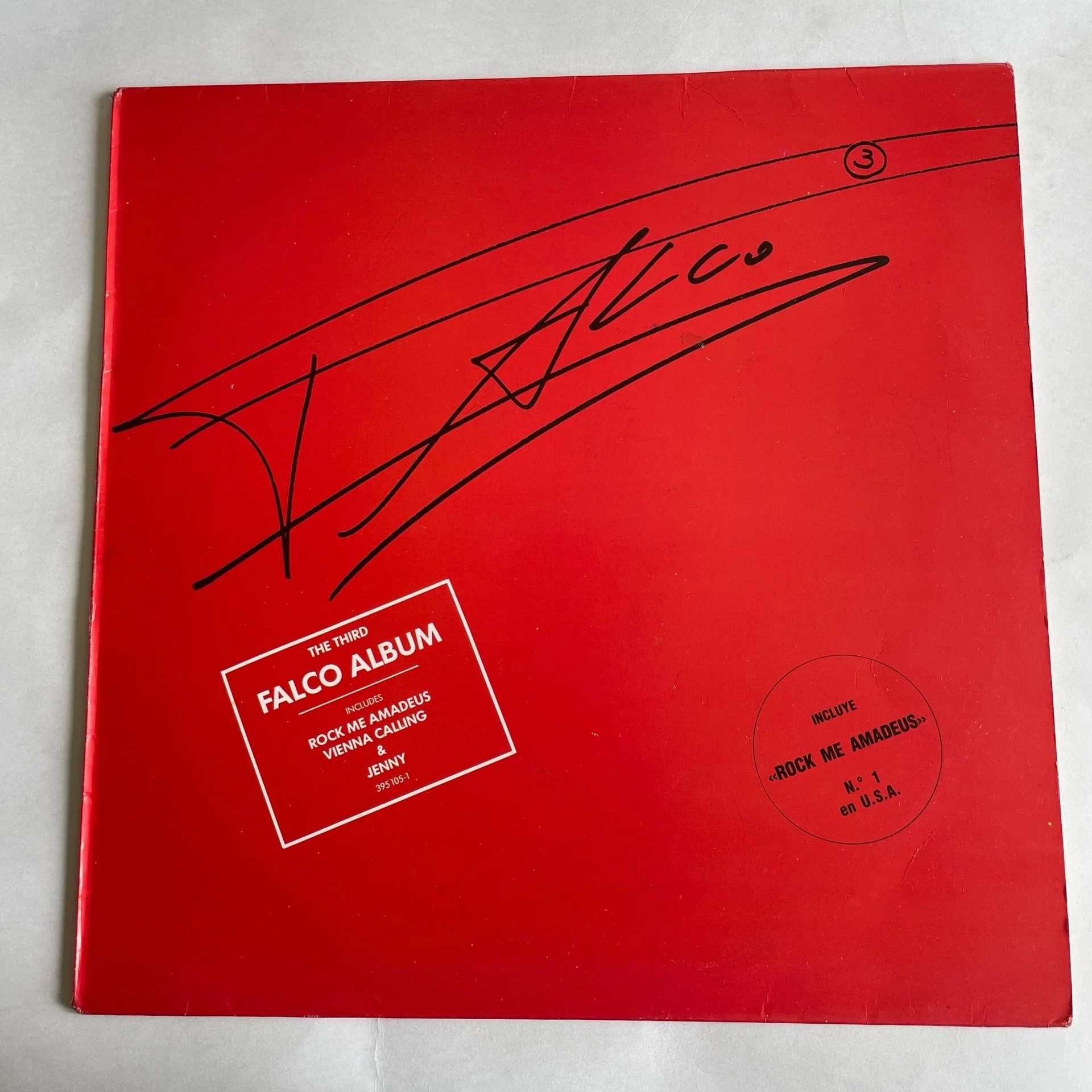 Винтажная виниловая пластинка LP Falco 3 (Испания 1985) - изображение 1