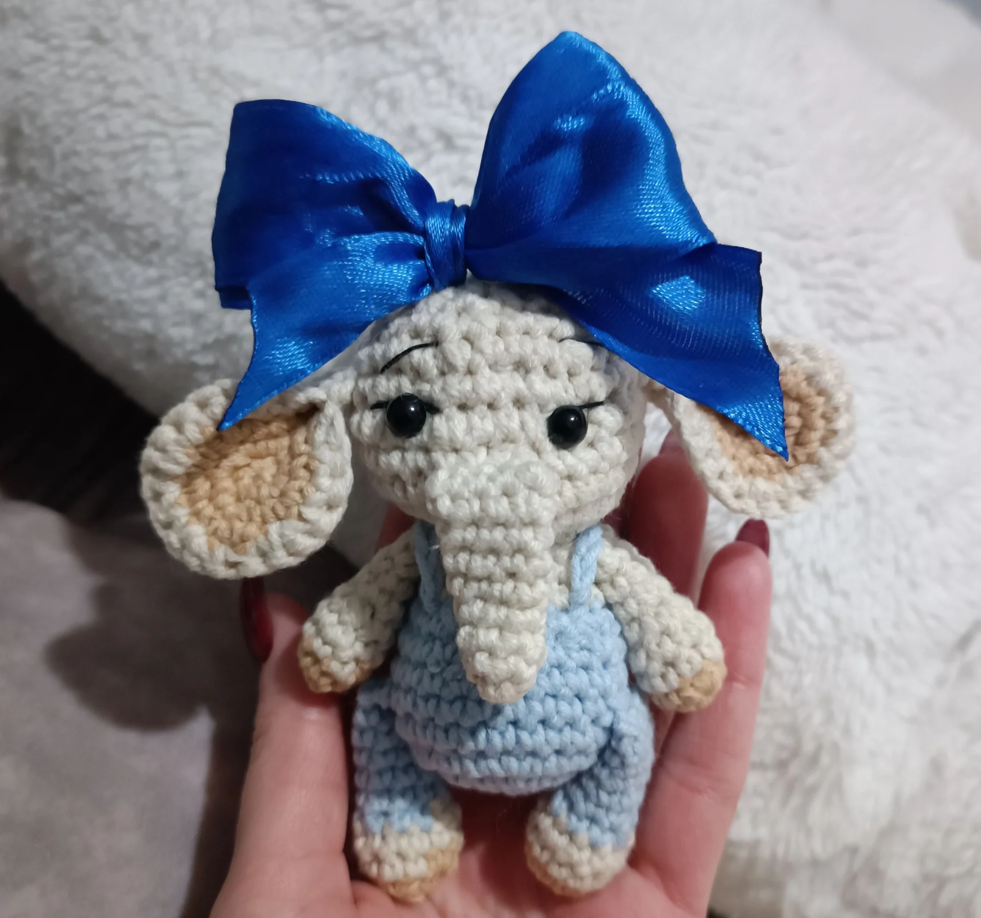 слоник амигуруми - изображение 1