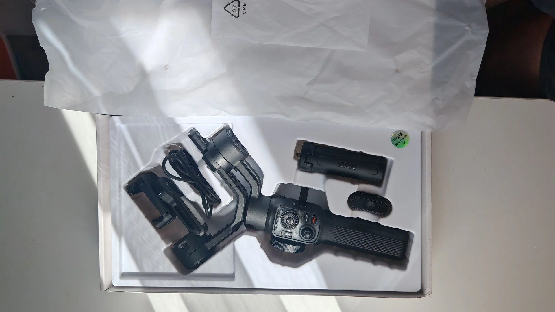 Стабилизатор для съёмки zhiyun smooth 5s ai combo
