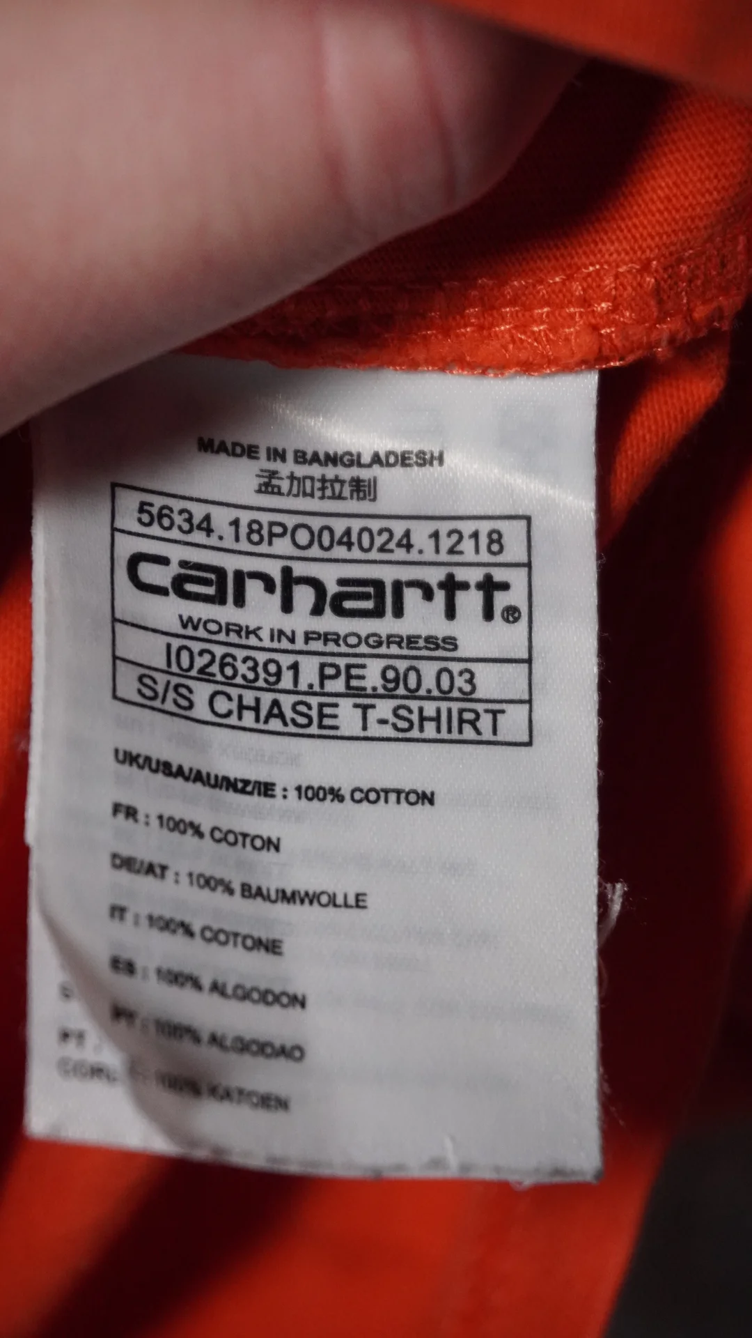 Футболка Carhartt WIP S/S Chase T- Shirt - миниатюра 4
