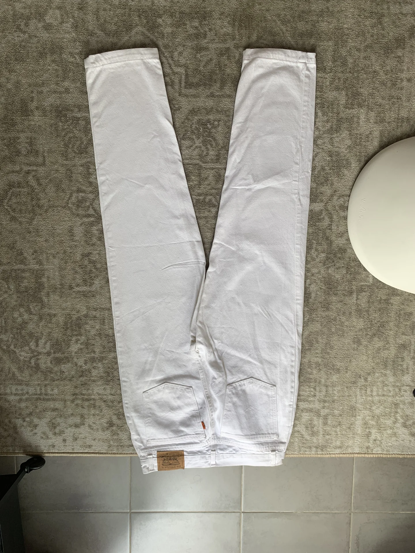 levis 501 vintage белые - миниатюра 2