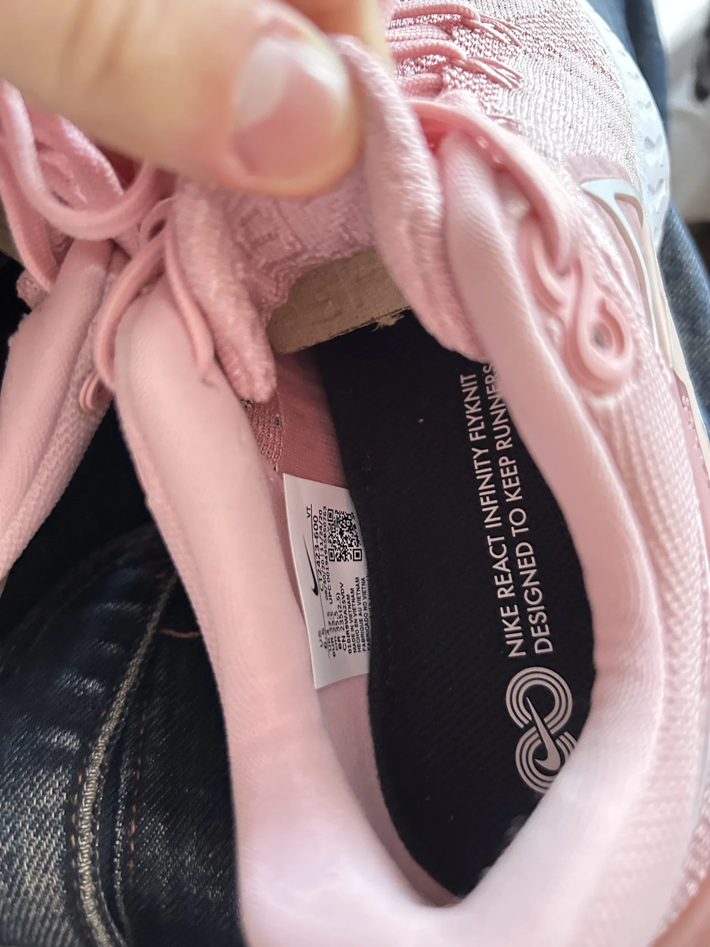 кроссовки Nike React женские 37.5EUR - миниатюра 5