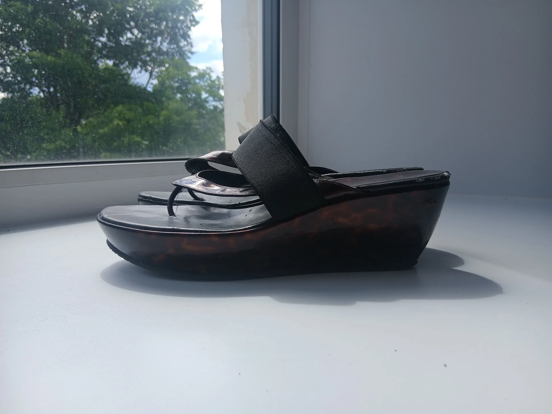 шлепанцы на танкетке Stuart Weitzman - изображение 1