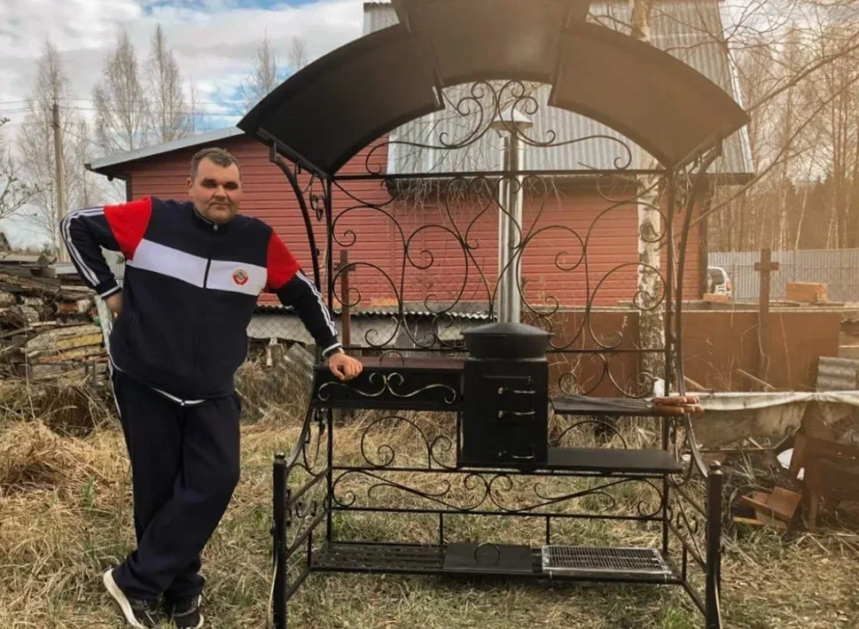 Мангал с крышей - миниатюра 8